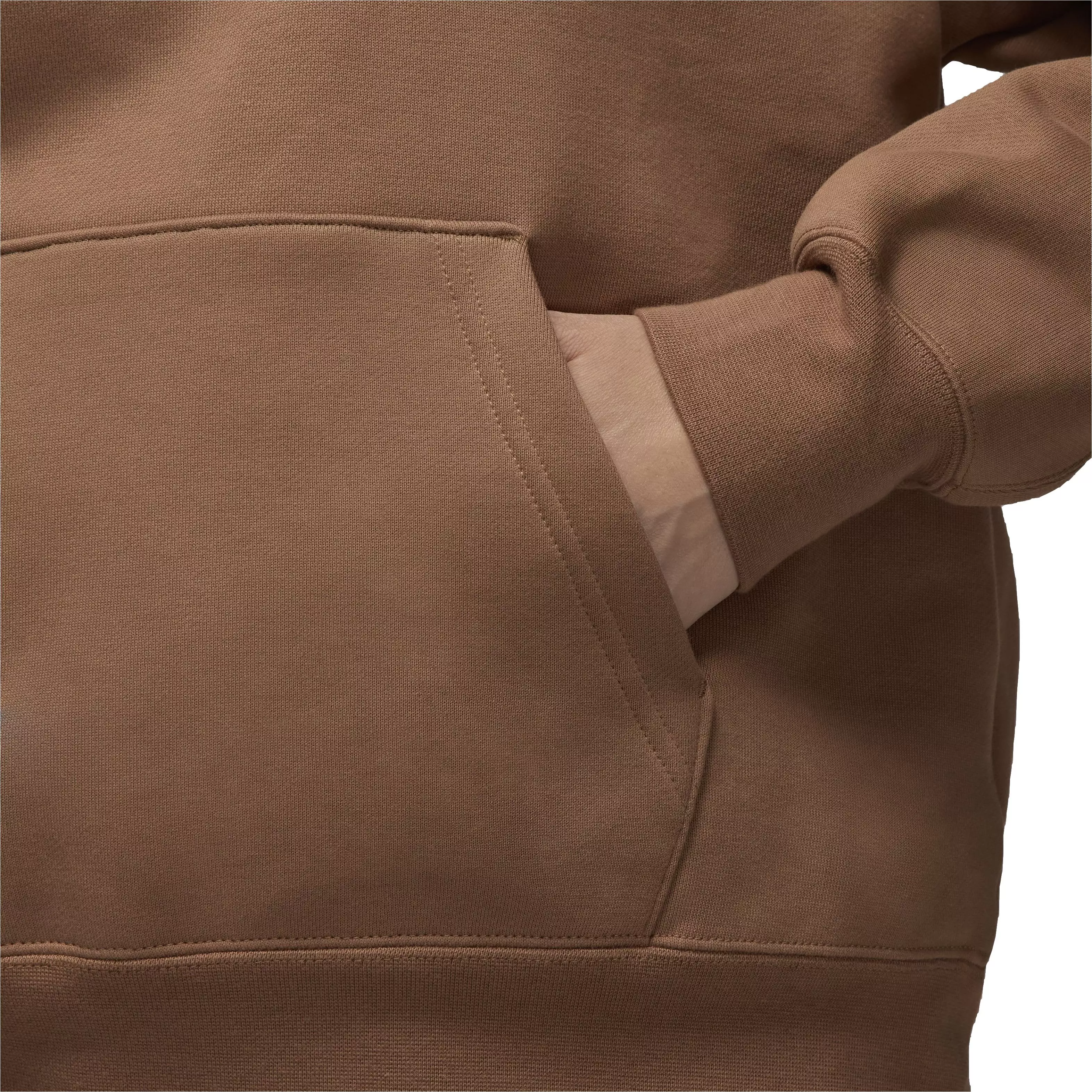 Jordan Women's Flight Fleece Pullover Hoodie - BROWN