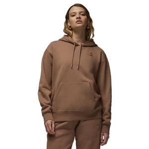 Jordan Women's Flight Fleece Pullover Hoodie - BROWN