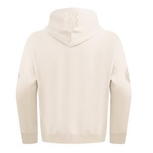 Pro Standard Men's MLB New York Mets Neutral Drop Shoulder Pullover Hoodie