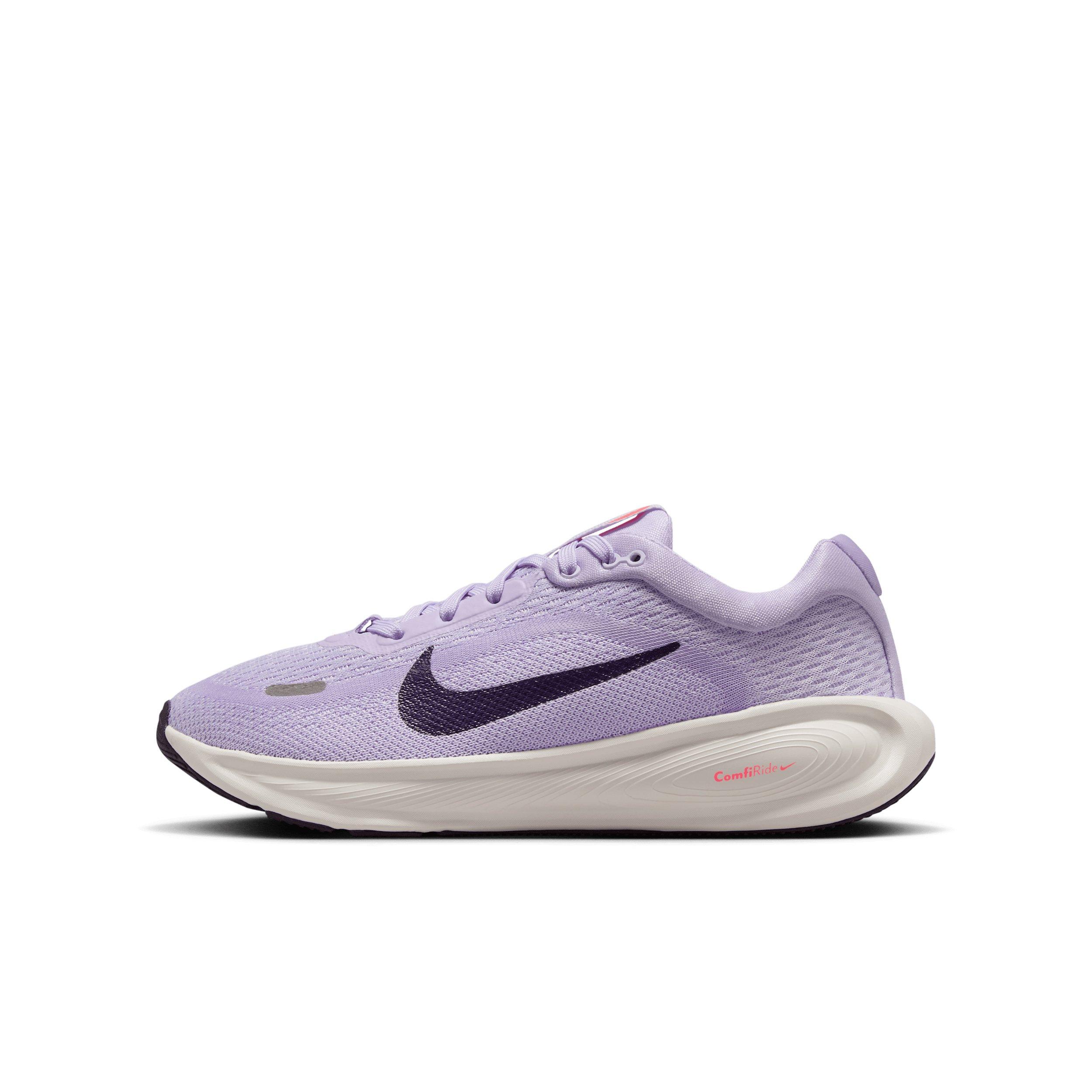 Nike Stellar Ride "Violet Mist/Grape/Hot Lava/Purple Dynasty" Grade School Girls' Running Shoe - VIOLET/GRAPE/LAVA/PURPLE