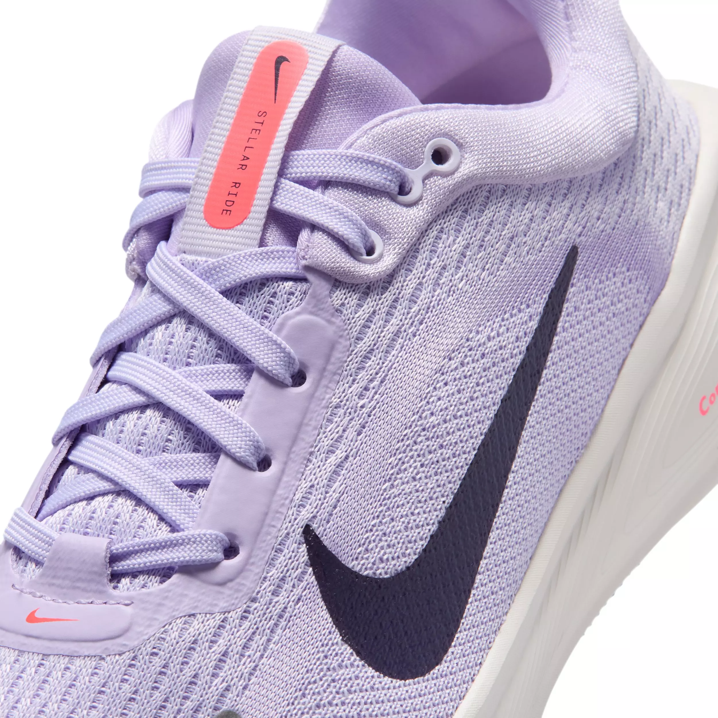 Nike Stellar Ride "Violet Mist/Grape/Hot Lava/Purple Dynasty" Grade School Girls' Running Shoe - VIOLET/GRAPE/LAVA/PURPLE
