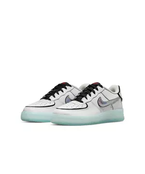  Nike Men's Air Force 1 Low '07 Lv8 Iridescent Pixel Swoosh,  White Multi Color Black, 11