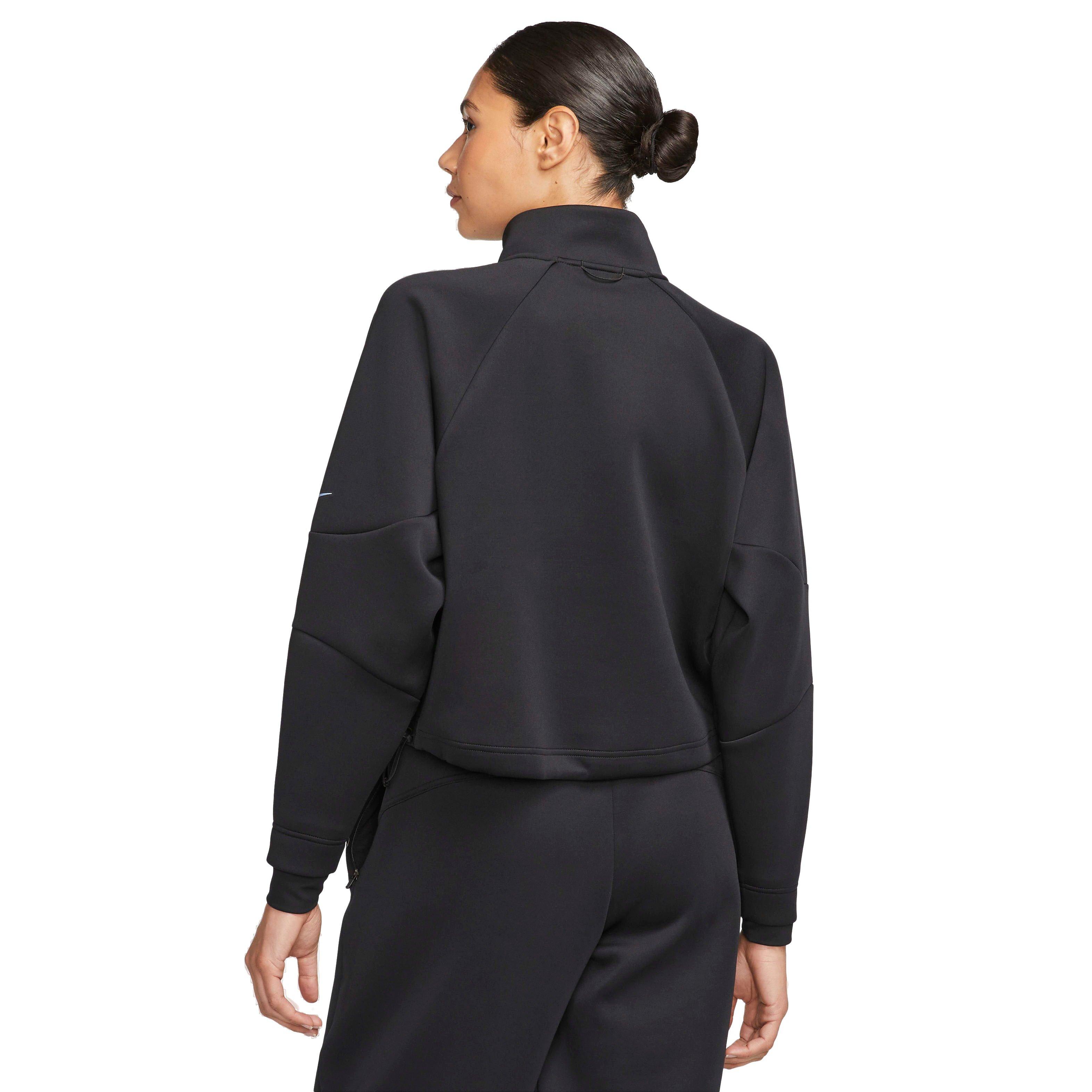 Nike Women's Dri-FIT Prima 1/2 Zip Training Top - Black - BLACK Thumbnail View 2