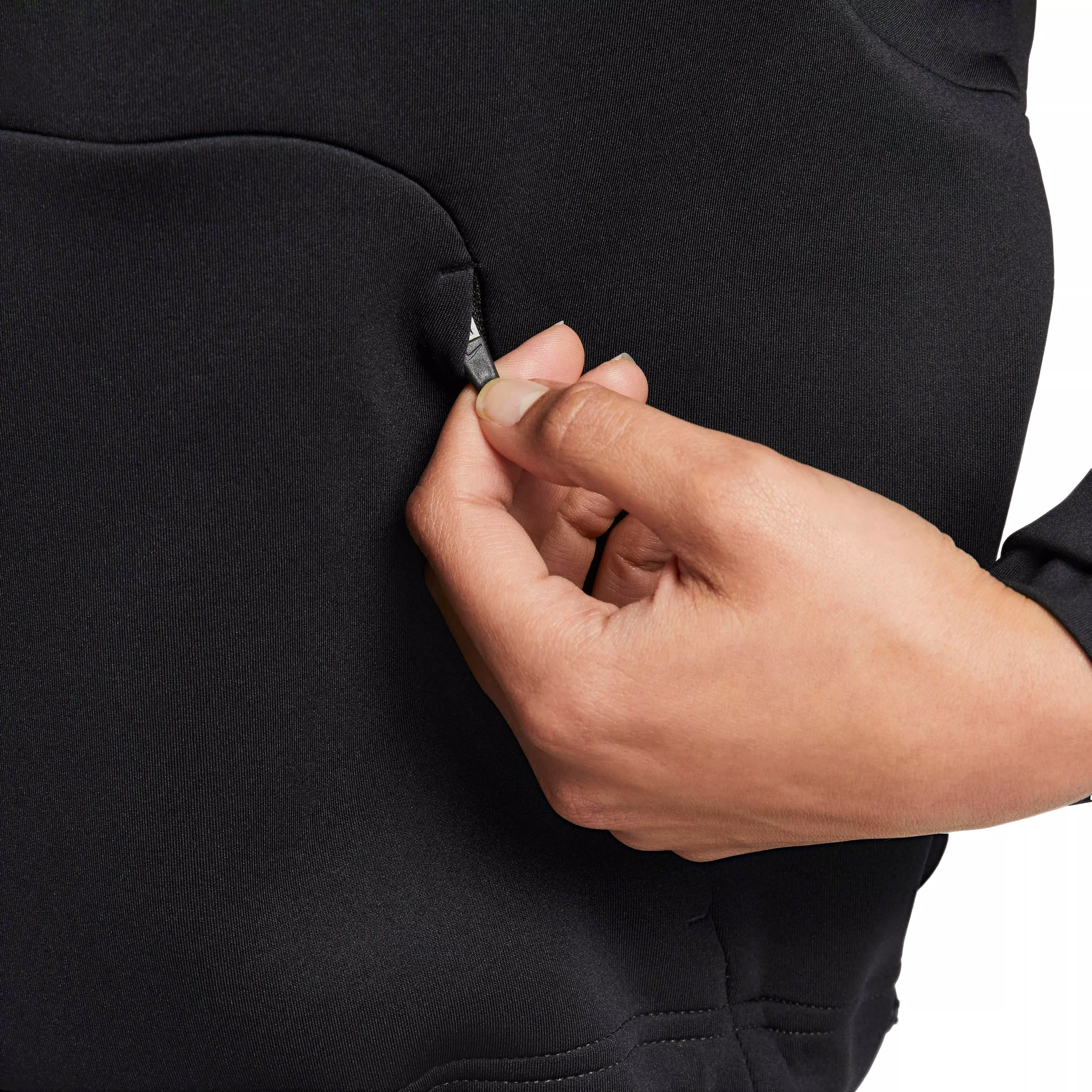 Nike Women's Dri-FIT Prima 1/2 Zip Training Top - Black - BLACK