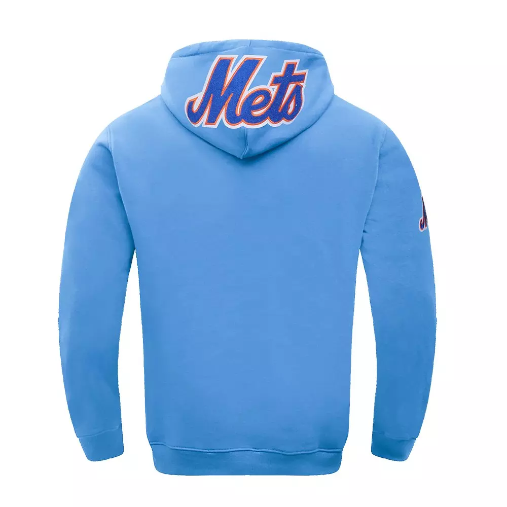 Pro Standard Men's MLB New York Mets Chenille Pullover Hoodie - BLUE