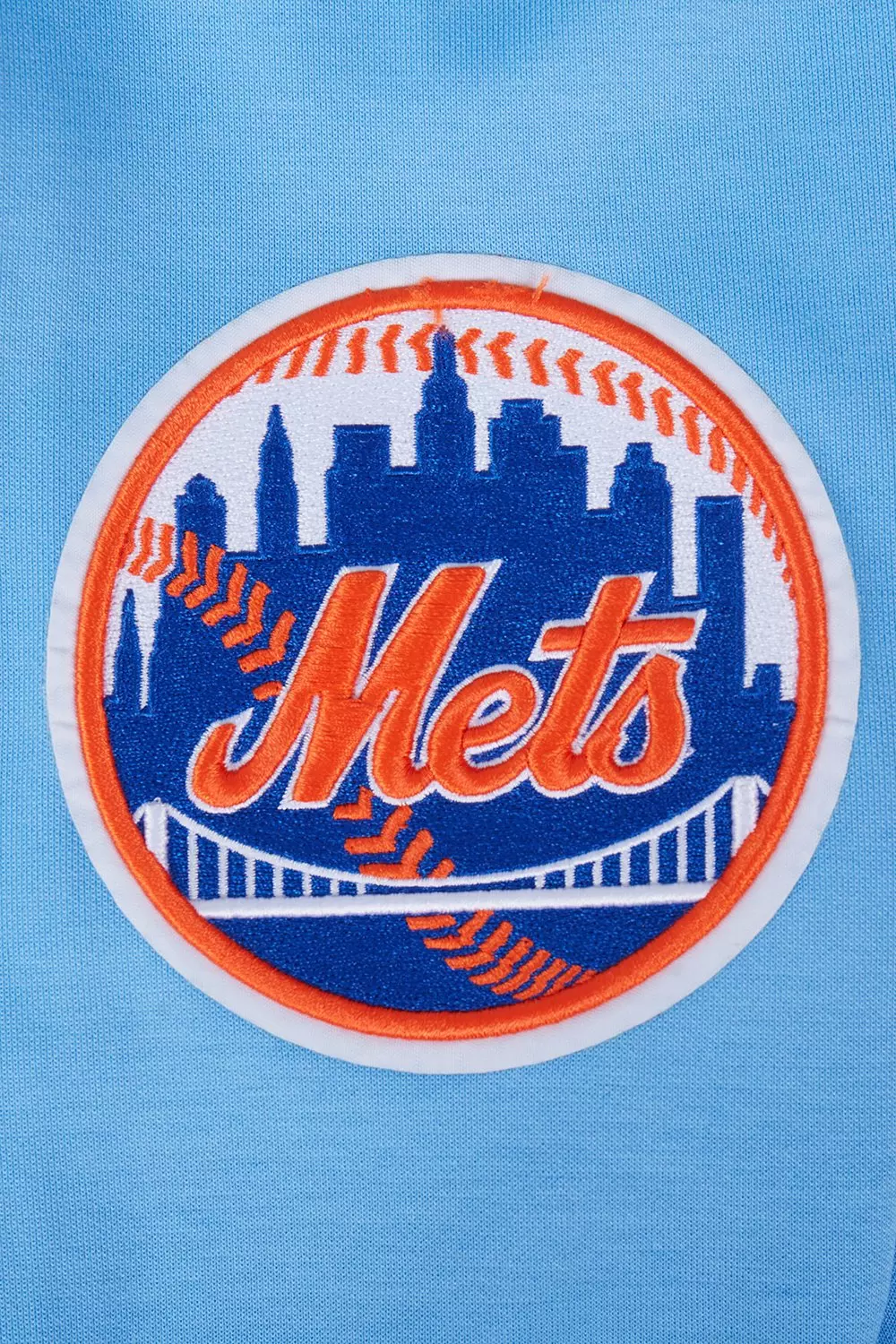 Pro Standard Men's MLB New York Mets Chenille Pullover Hoodie - BLUE