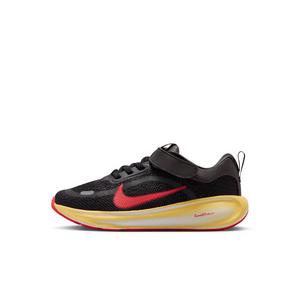 Nike Stellar Ride "Black/Medium Ash/Light Crimson/Bright Crimson" Preschool Boys' Running Shoe - BLACK/MD ASH/LT CRIMSON/CRIMSON