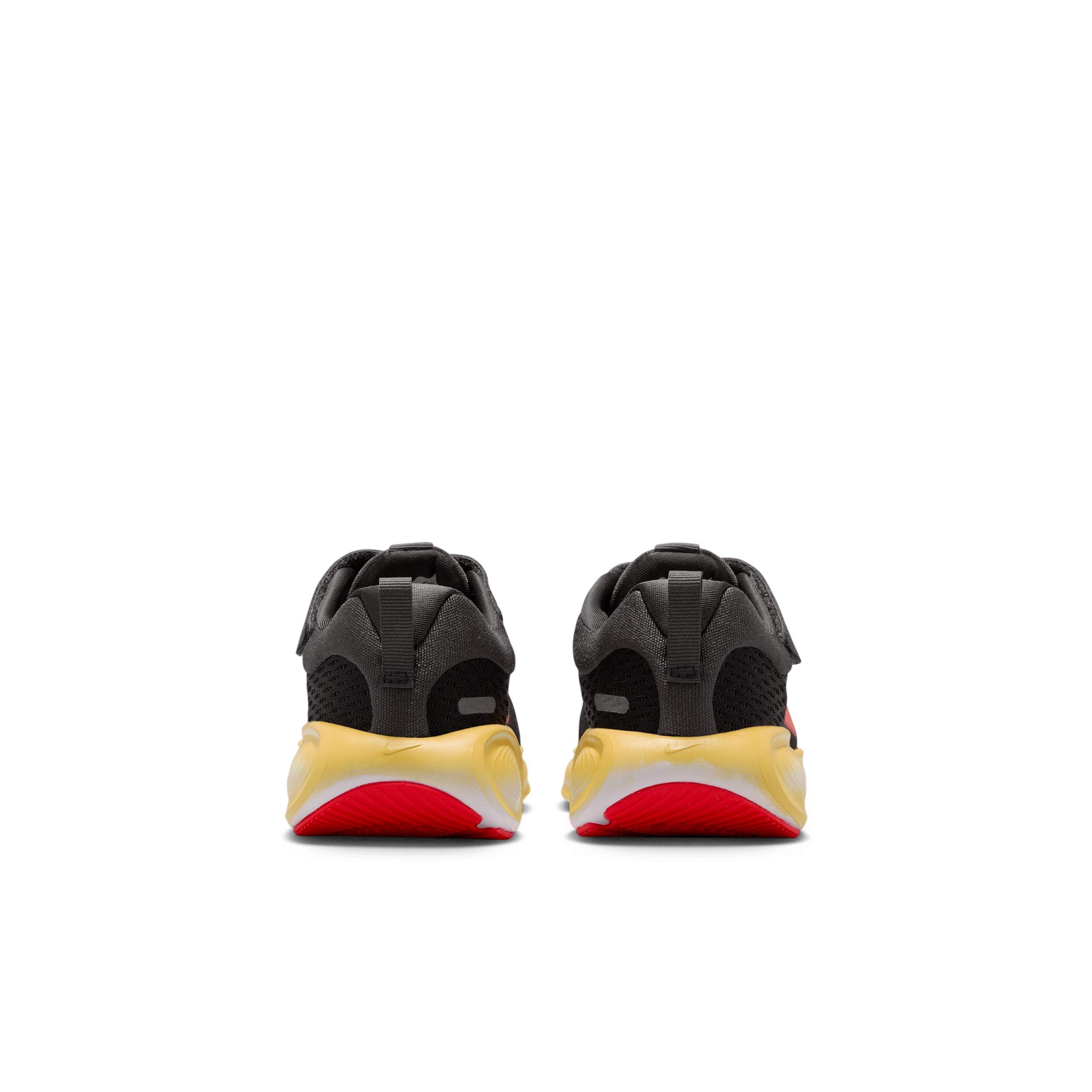 Nike Stellar Ride "Black/Medium Ash/Light Crimson/Bright Crimson" Preschool Boys' Running Shoe - BLACK/MD ASH/LT CRIMSON/CRIMSON