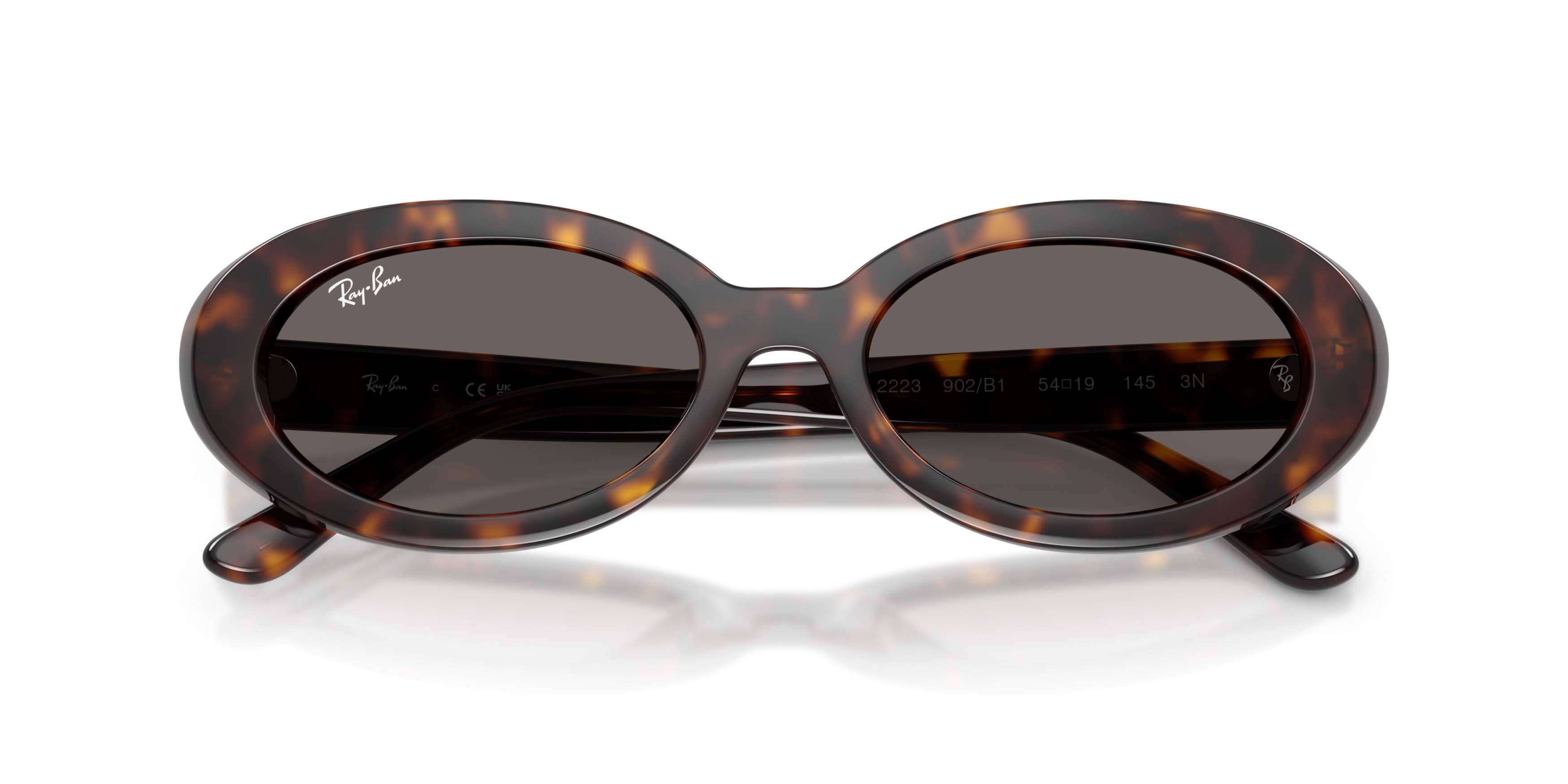 Ray-Ban RB2223 Dark Grey Sunglasses &ndash; Polished Havana - GREY Thumbnail View 5