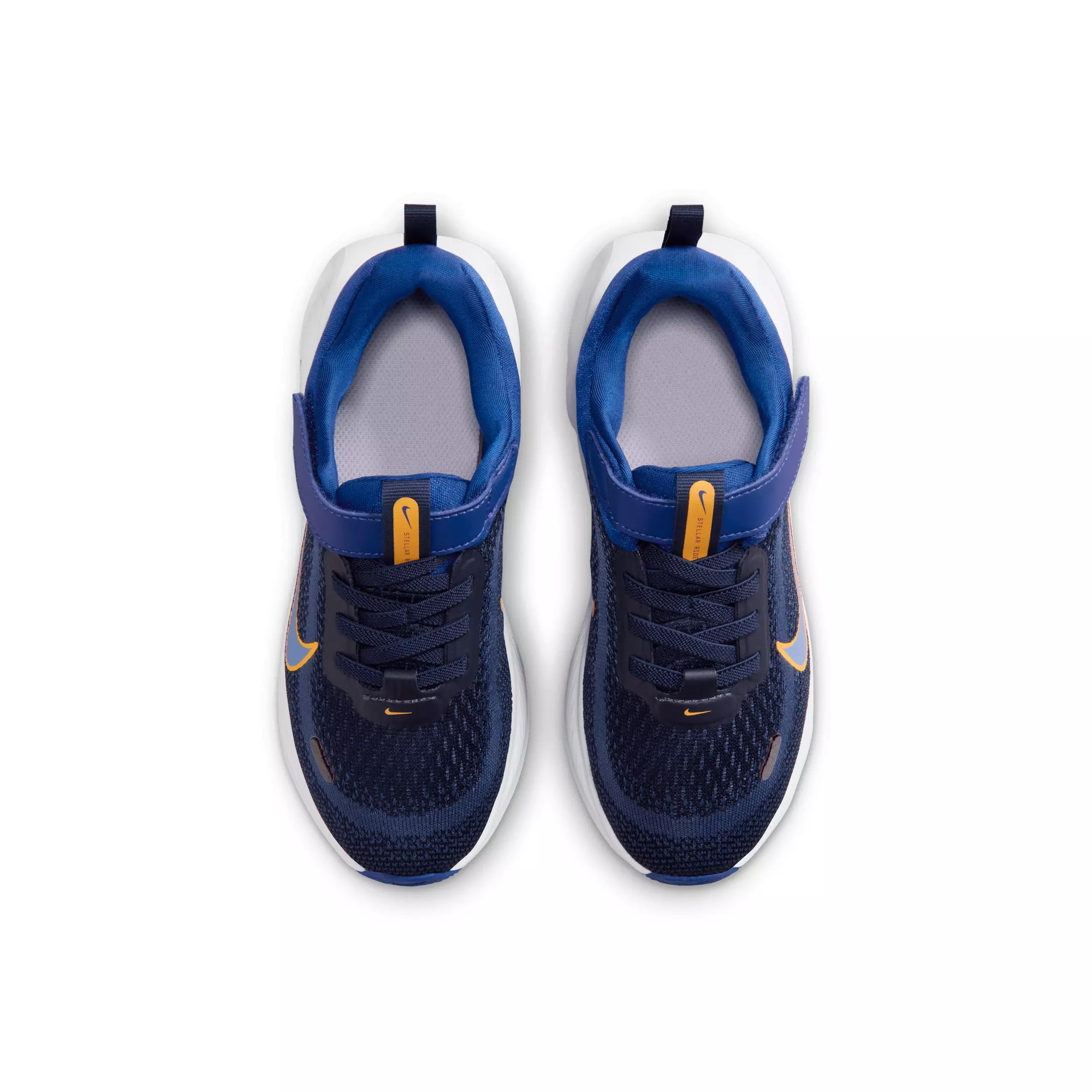 Nike Stellar Ride "Old Royal/Mystic Navy/Laser Orange/University Blue" Preschool Boys' Running Shoe - ROYAL/NAVY/ORANGE/BLUE
