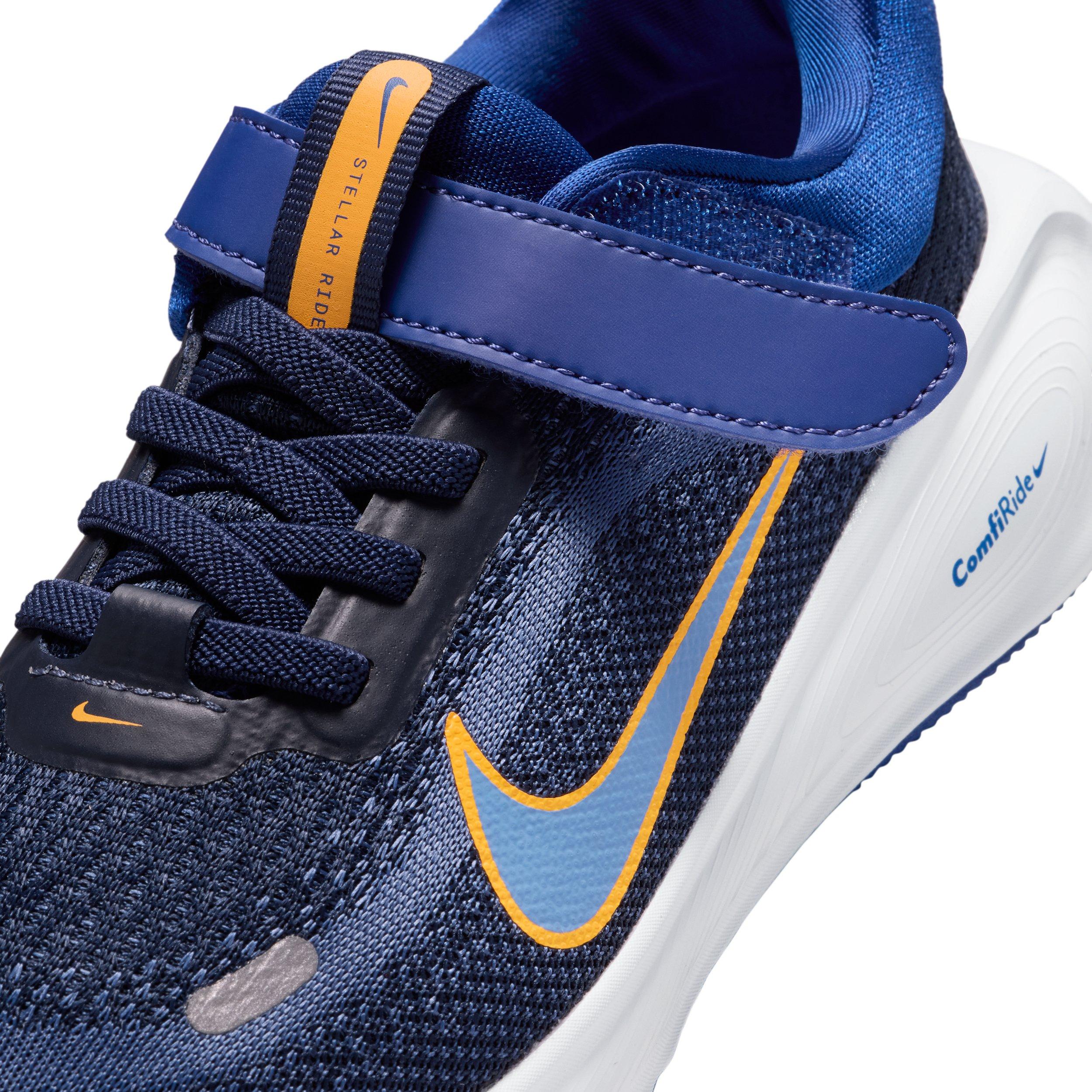 Nike Stellar Ride "Old Royal/Mystic Navy/Laser Orange/University Blue" Preschool Boys' Running Shoe - ROYAL/NAVY/ORANGE/BLUE