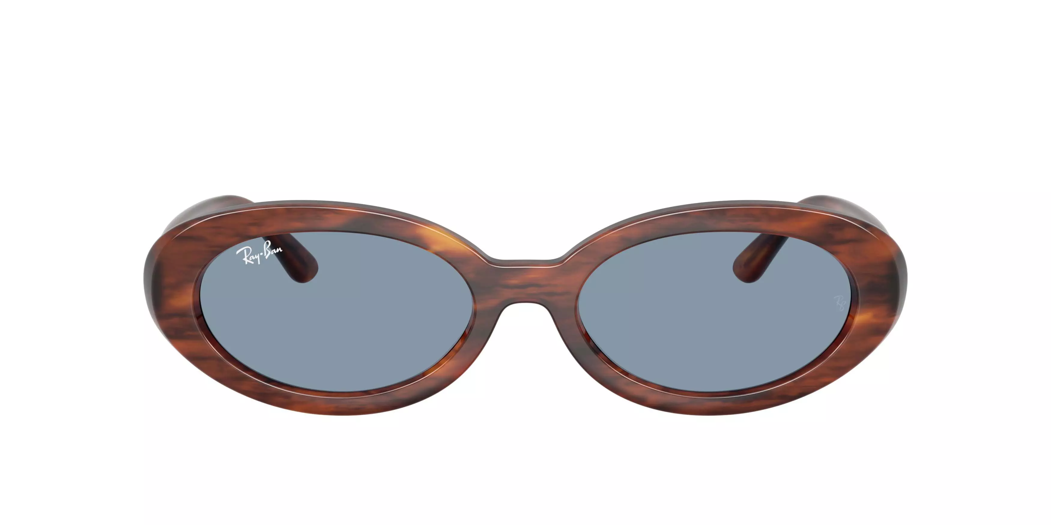 Ray-Ban RB2223 Blue Sunglasses &ndash; Polished Striped Havana - BLUE