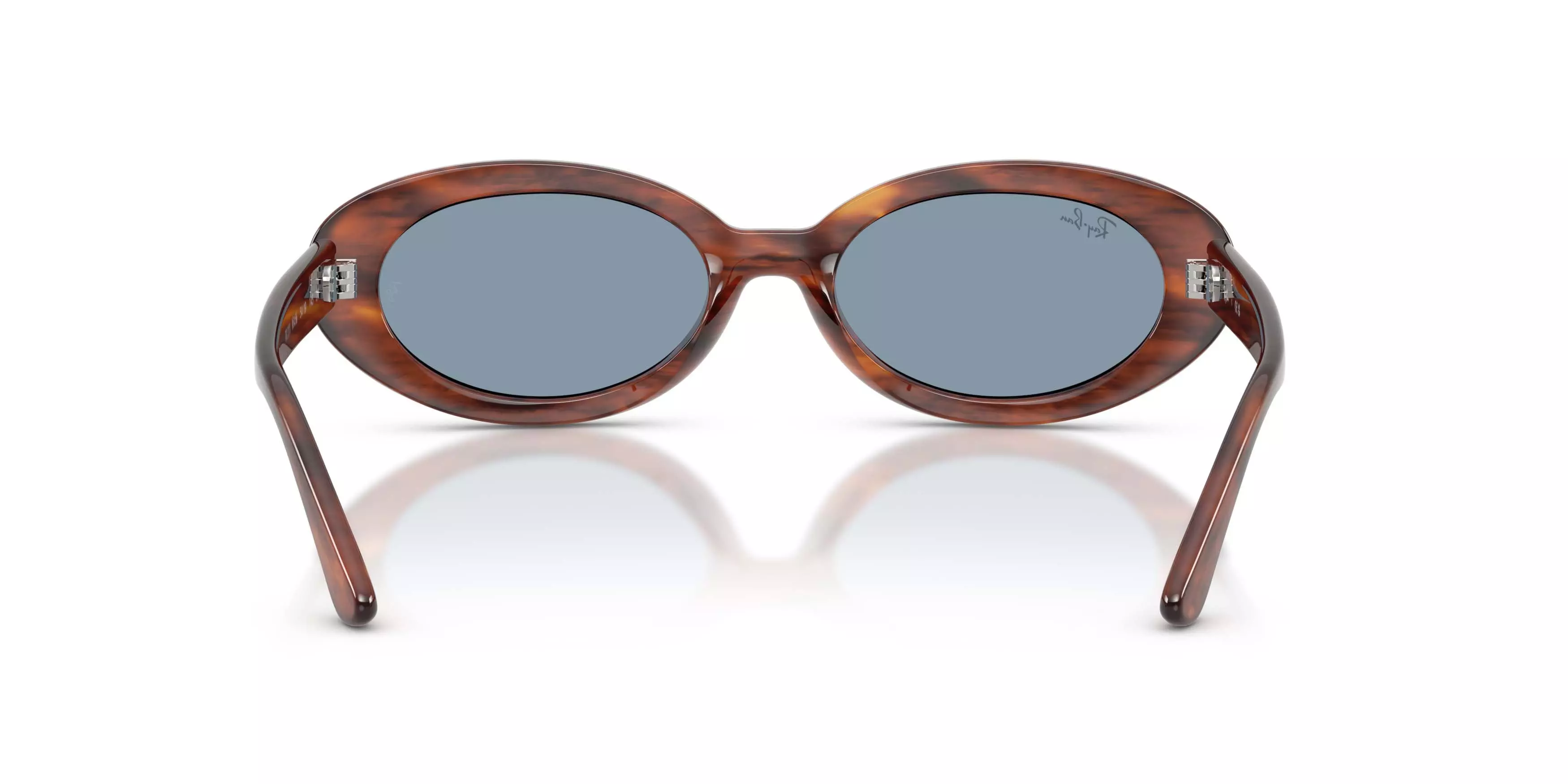 Ray-Ban RB2223 Blue Sunglasses &ndash; Polished Striped Havana - BLUE