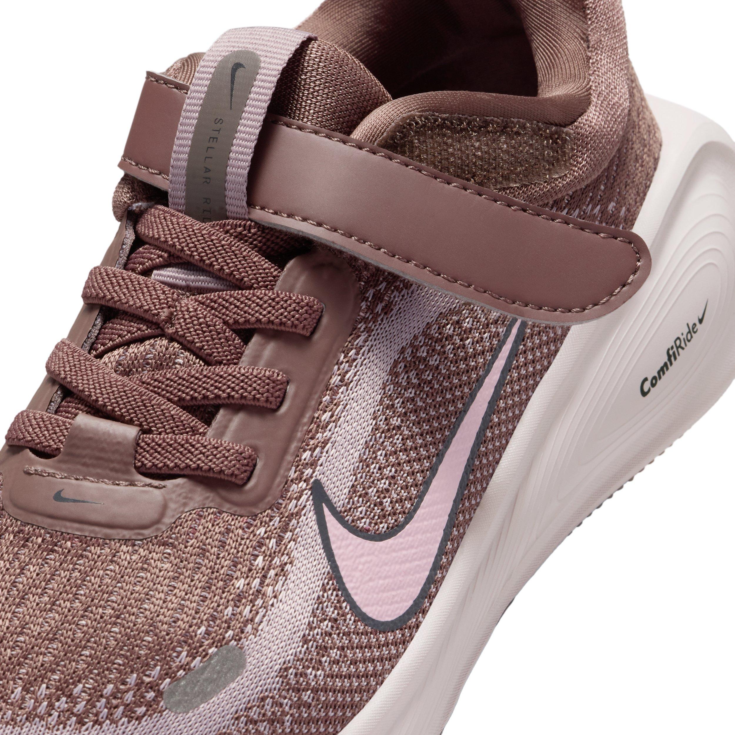 Nike Stellar Ride "Tattoo/Light Violet Ore/Platinum Violet/Pink Foam" Preschool Girls' Running Shoe - TATTOO/LT VIOLET/VIOLET/PINK