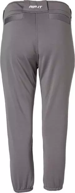 RIP-IT Big Girls' 4 Way Stretch Classic Adira Fastpitch Softball Pants - CHARCOAL