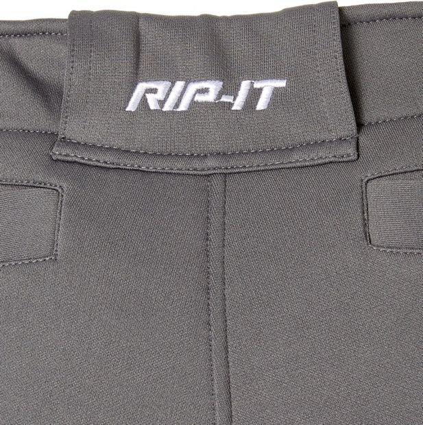 RIP-IT Big Girls' 4 Way Stretch Classic Adira Fastpitch Softball Pants - CHARCOAL Thumbnail View 4