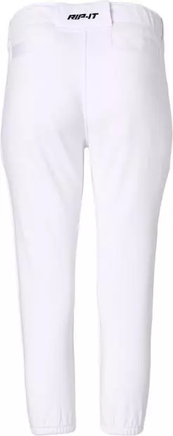RIP-IT Big Girls' 4 Way Stretch Classic Adira Fastpitch Softball Pants - WHITE
