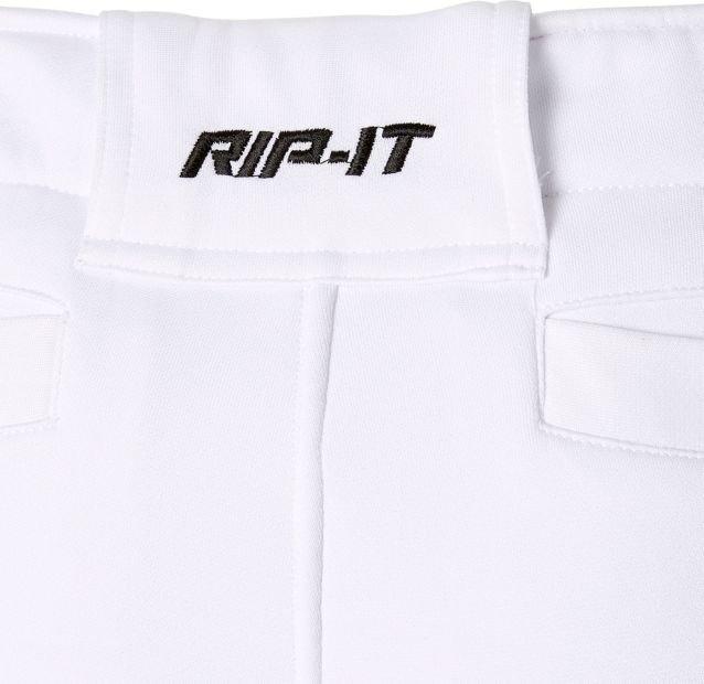 RIP-IT Big Girls' 4 Way Stretch Classic Adira Fastpitch Softball Pants - WHITE Thumbnail View 4