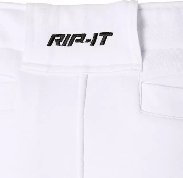 RIP-IT Big Girls' 4 Way Stretch Classic Adira Fastpitch Softball Pants - WHITE