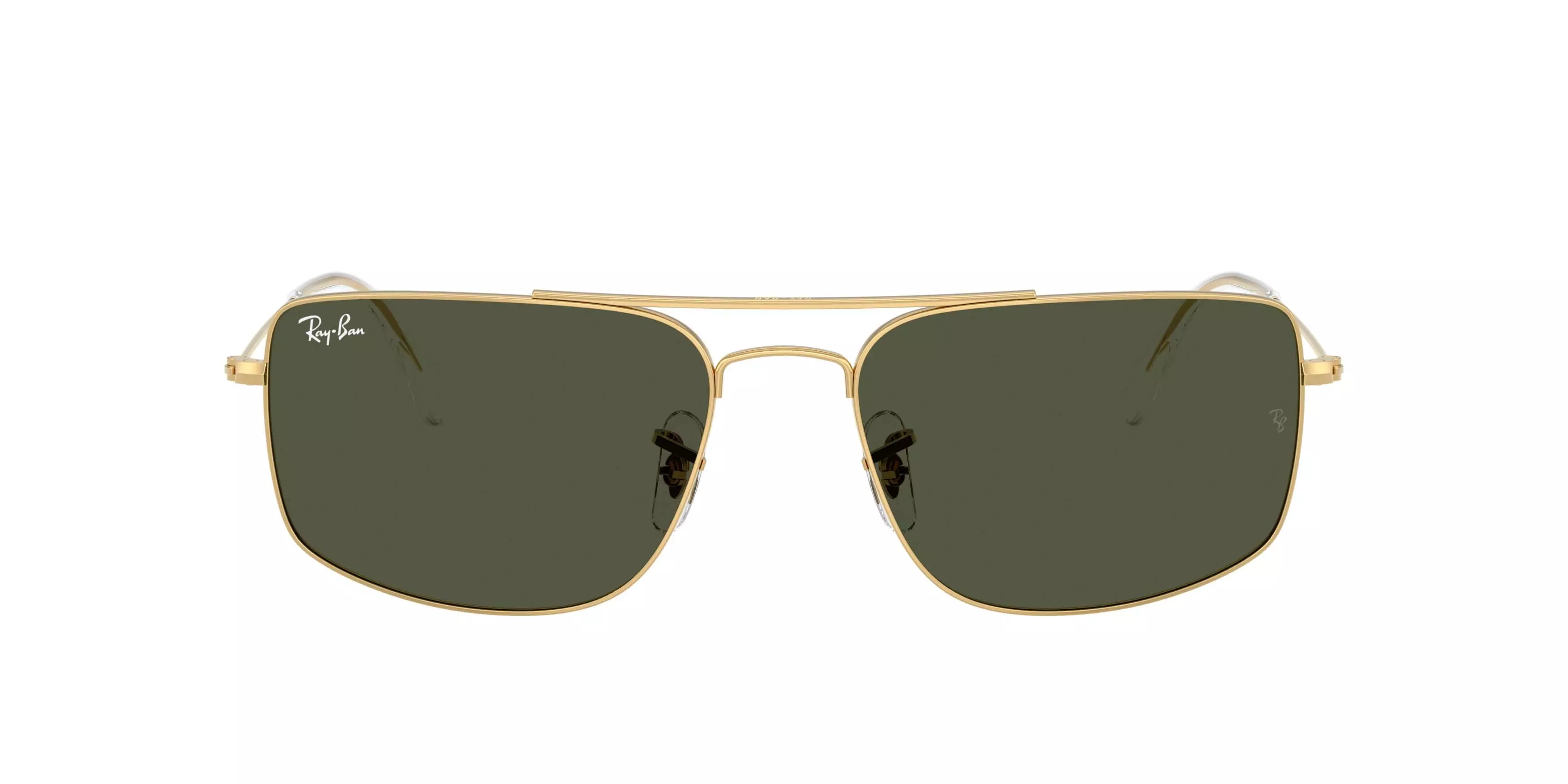 Ray-Ban Explorer III Green Sunglasses &ndash; Polished Arista Gold - GOLD/GREEN