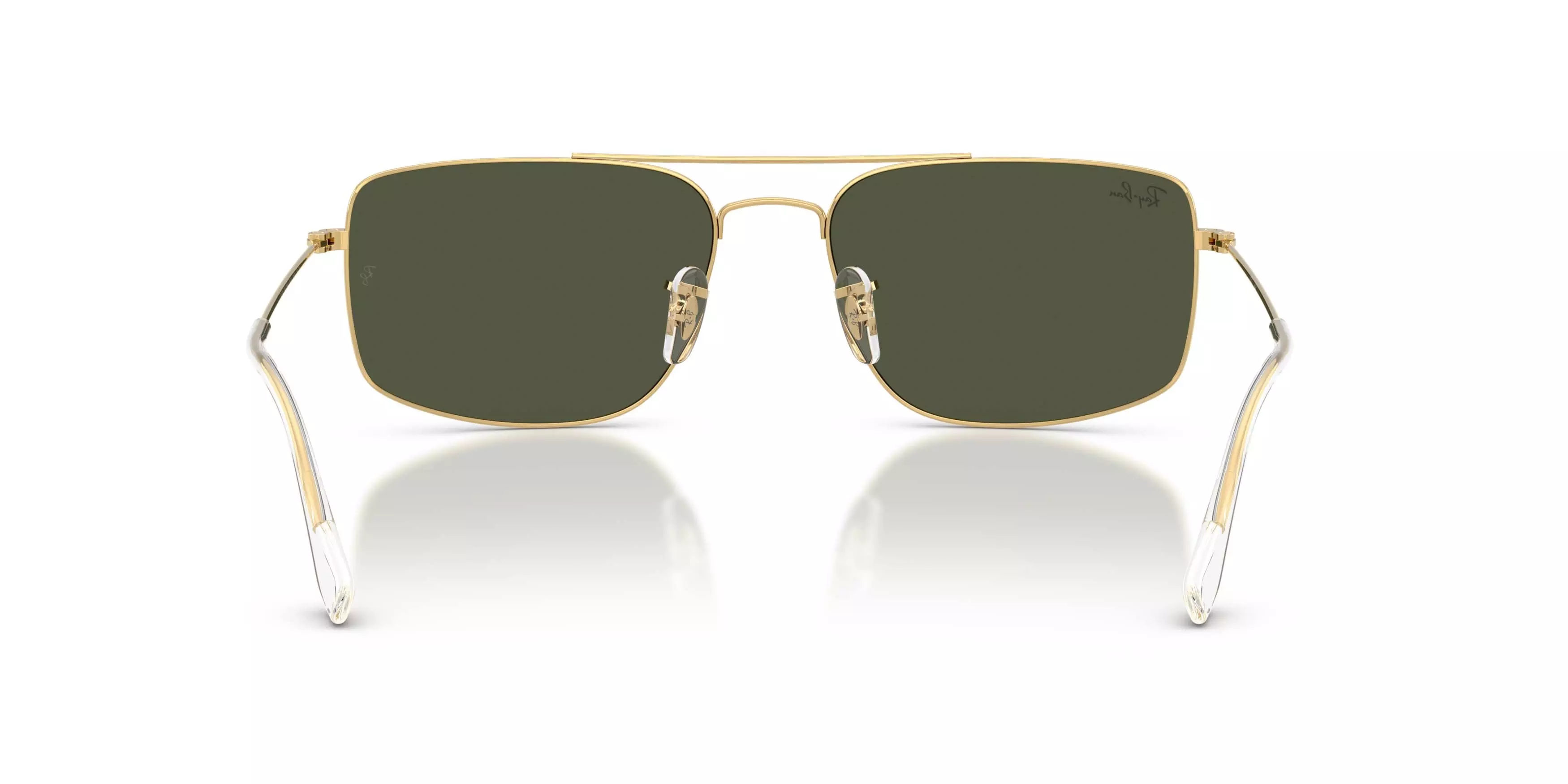 Ray-Ban Explorer III Green Sunglasses &ndash; Polished Arista Gold - GOLD/GREEN
