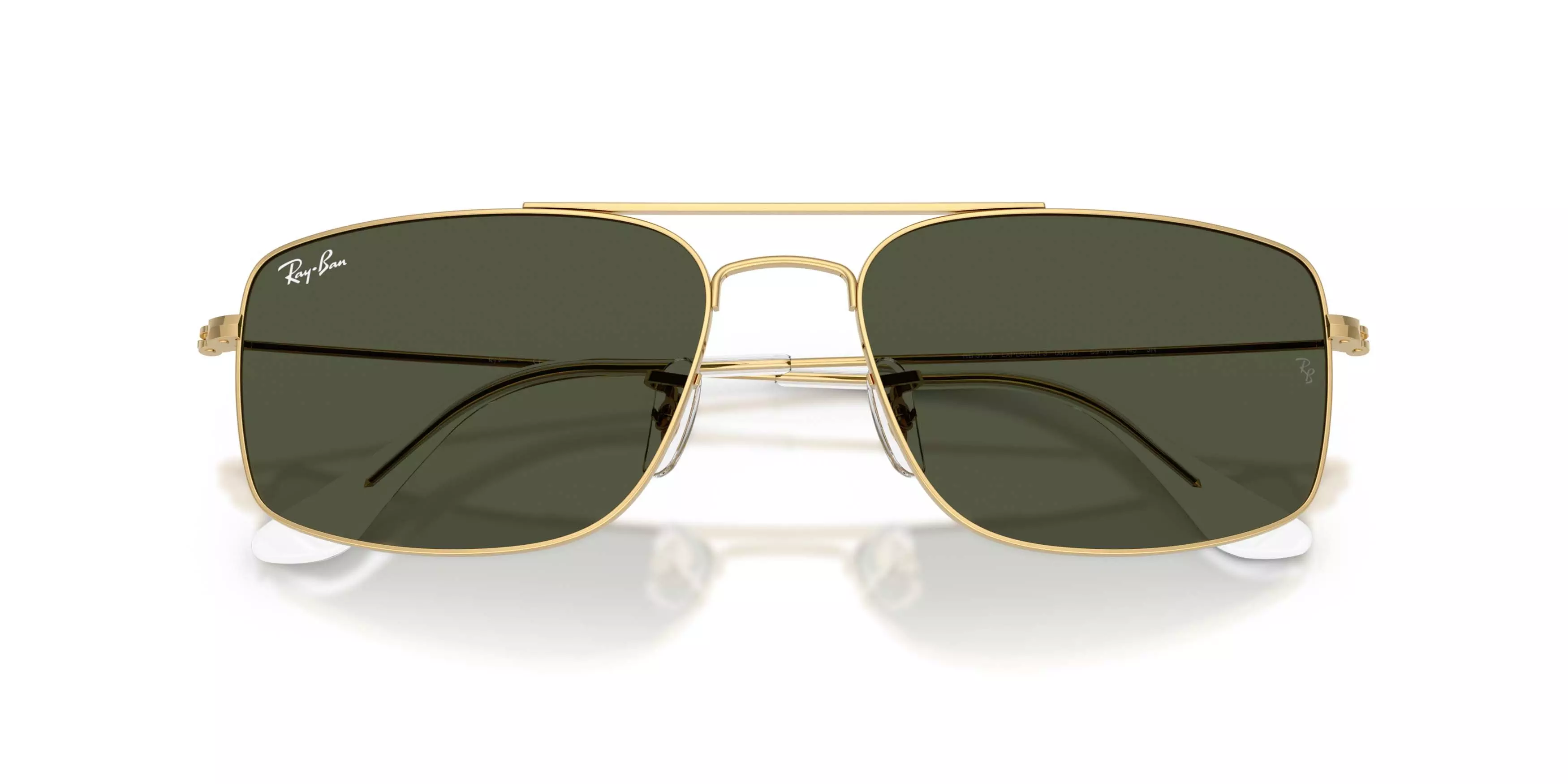Ray-Ban Explorer III Green Sunglasses &ndash; Polished Arista Gold - GOLD/GREEN