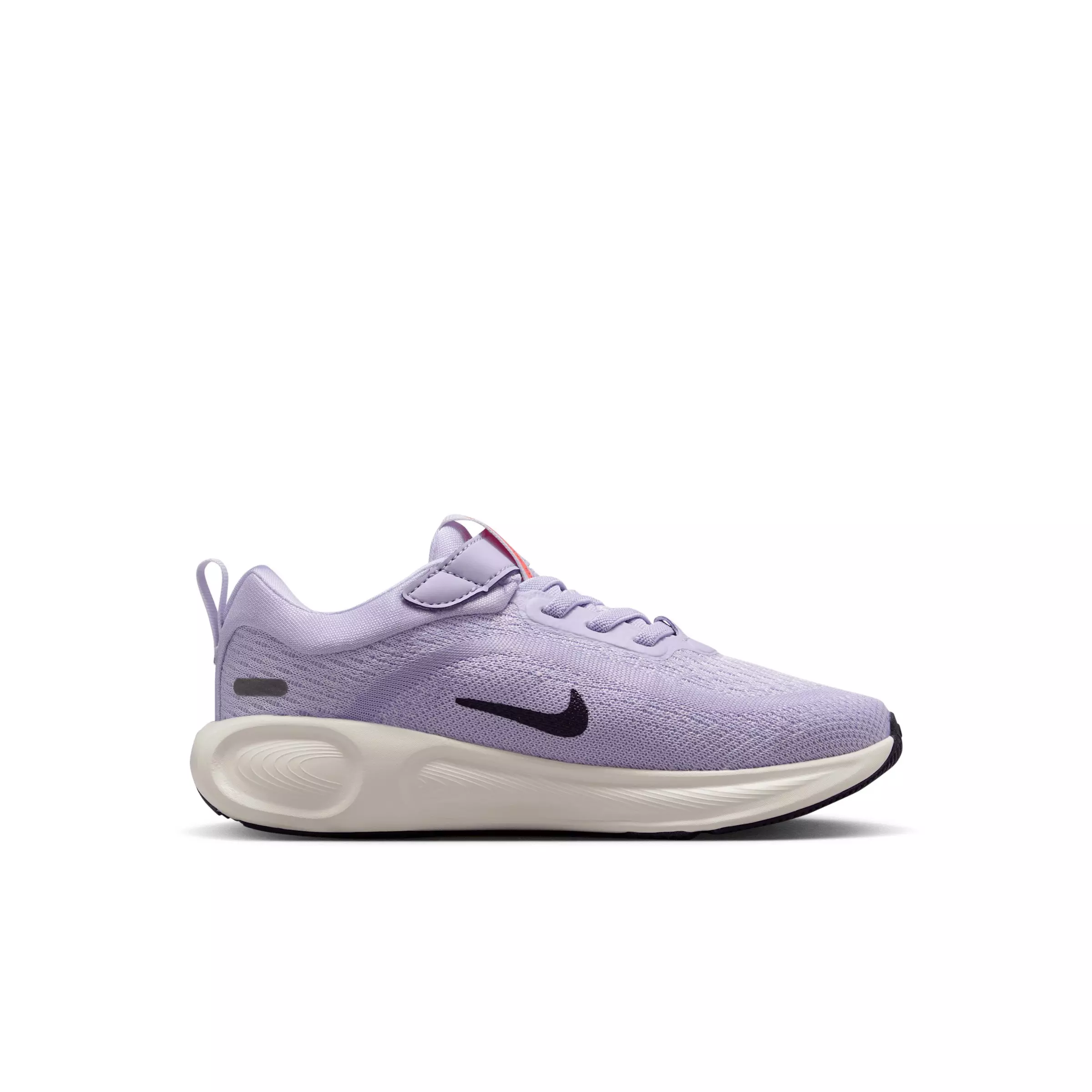 Nike Stellar Ride "Violet Mist/Barely Grape/Hot Lava/Purple Dynasty" Preschool Girls' Running Shoe - VIOLET/GRAPE/LAVA/PURPLE