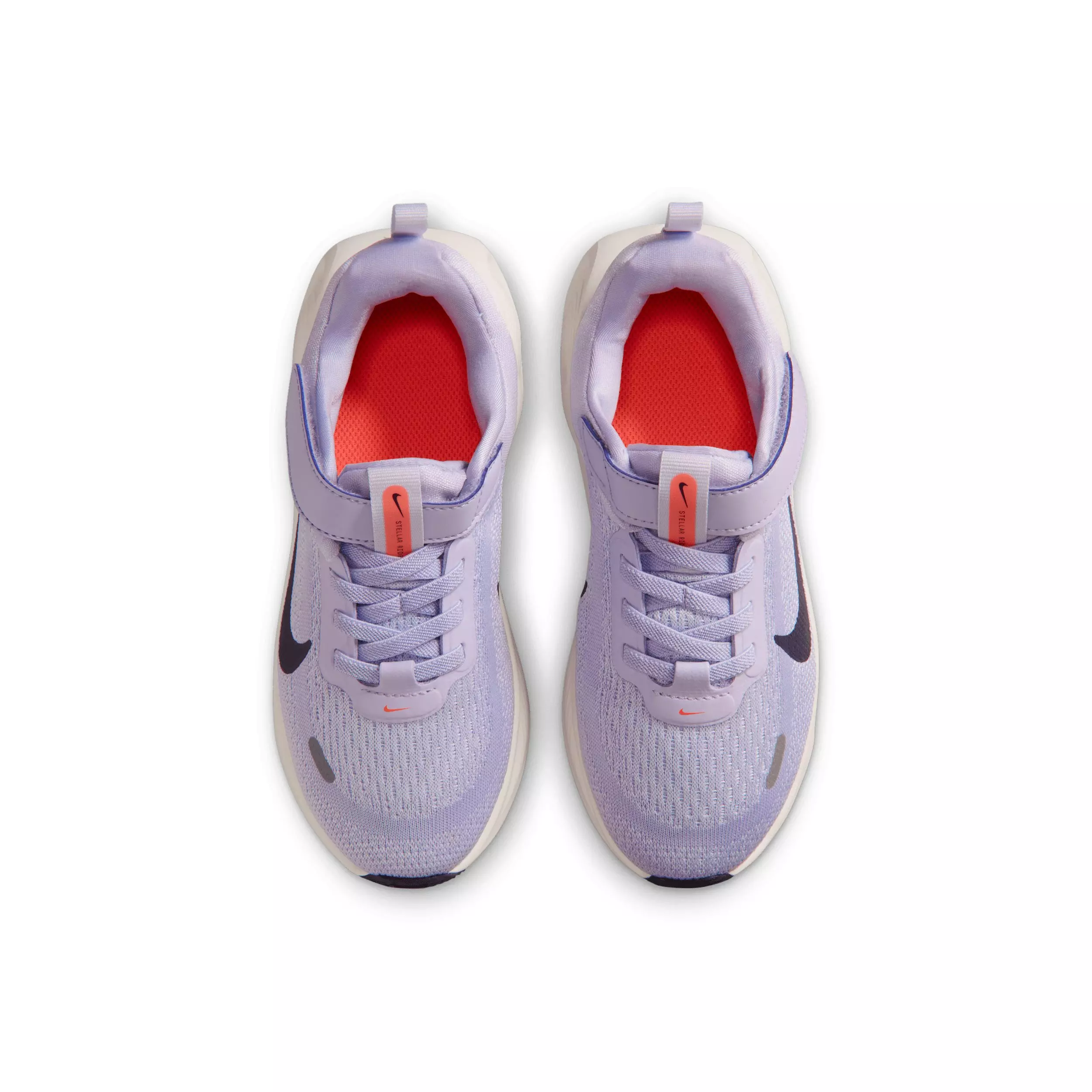 Nike Stellar Ride "Violet Mist/Barely Grape/Hot Lava/Purple Dynasty" Preschool Girls' Running Shoe - VIOLET/GRAPE/LAVA/PURPLE