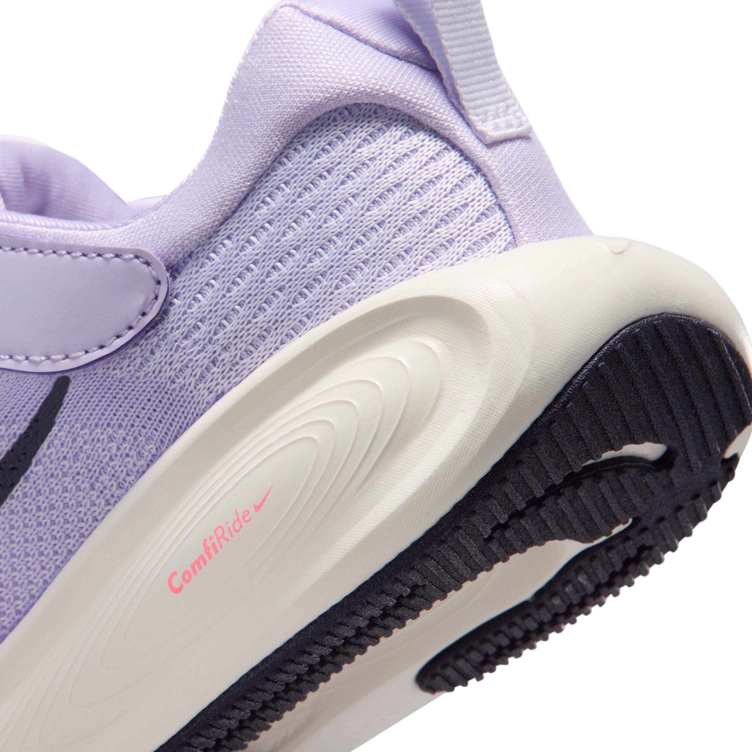 Nike Stellar Ride "Violet Mist/Barely Grape/Hot Lava/Purple Dynasty" Preschool Girls' Running Shoe - VIOLET/GRAPE/LAVA/PURPLE