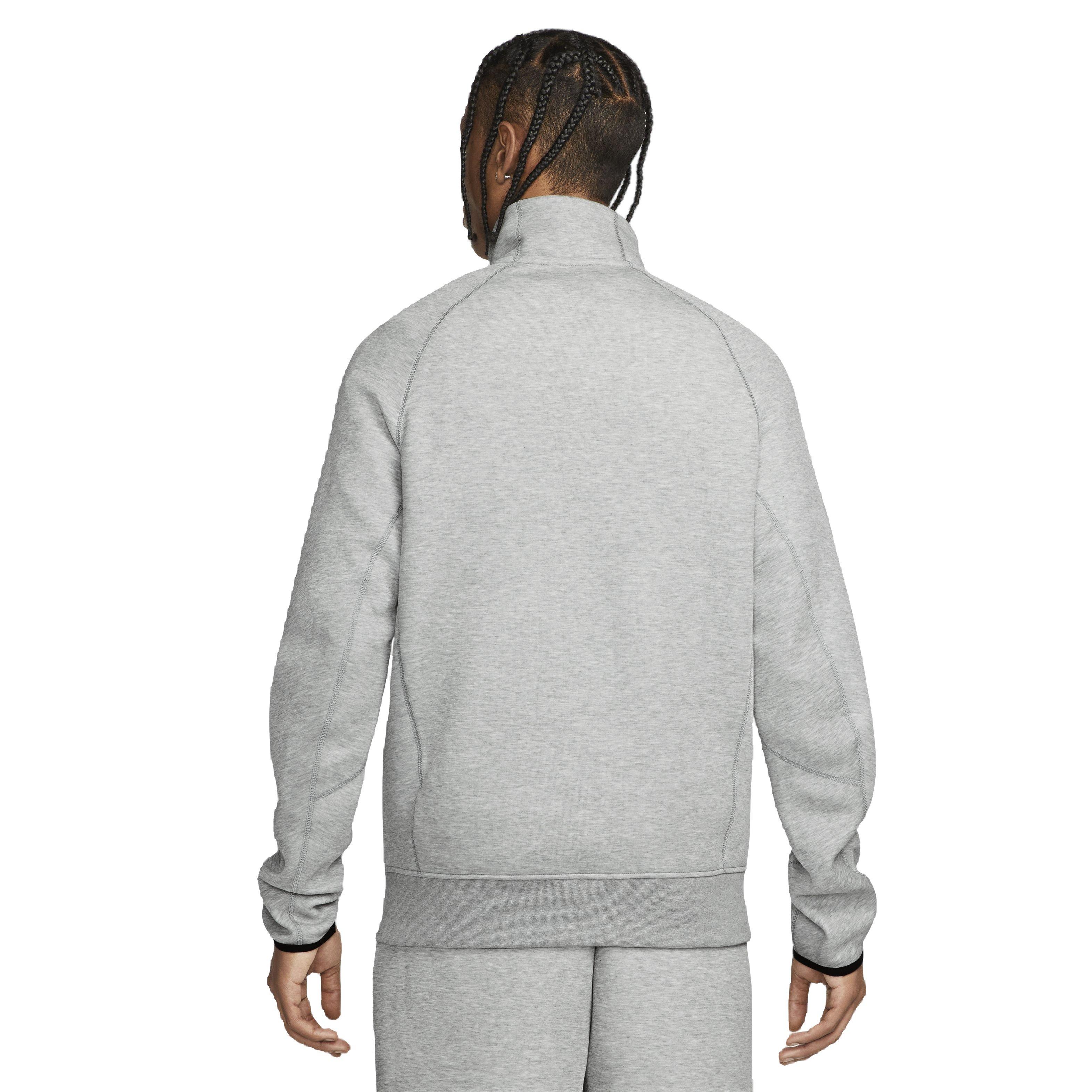 Nike Men's Sportswear Tech Fleece 1/2-Zip Sweatshirt - GREY Thumbnail View 2