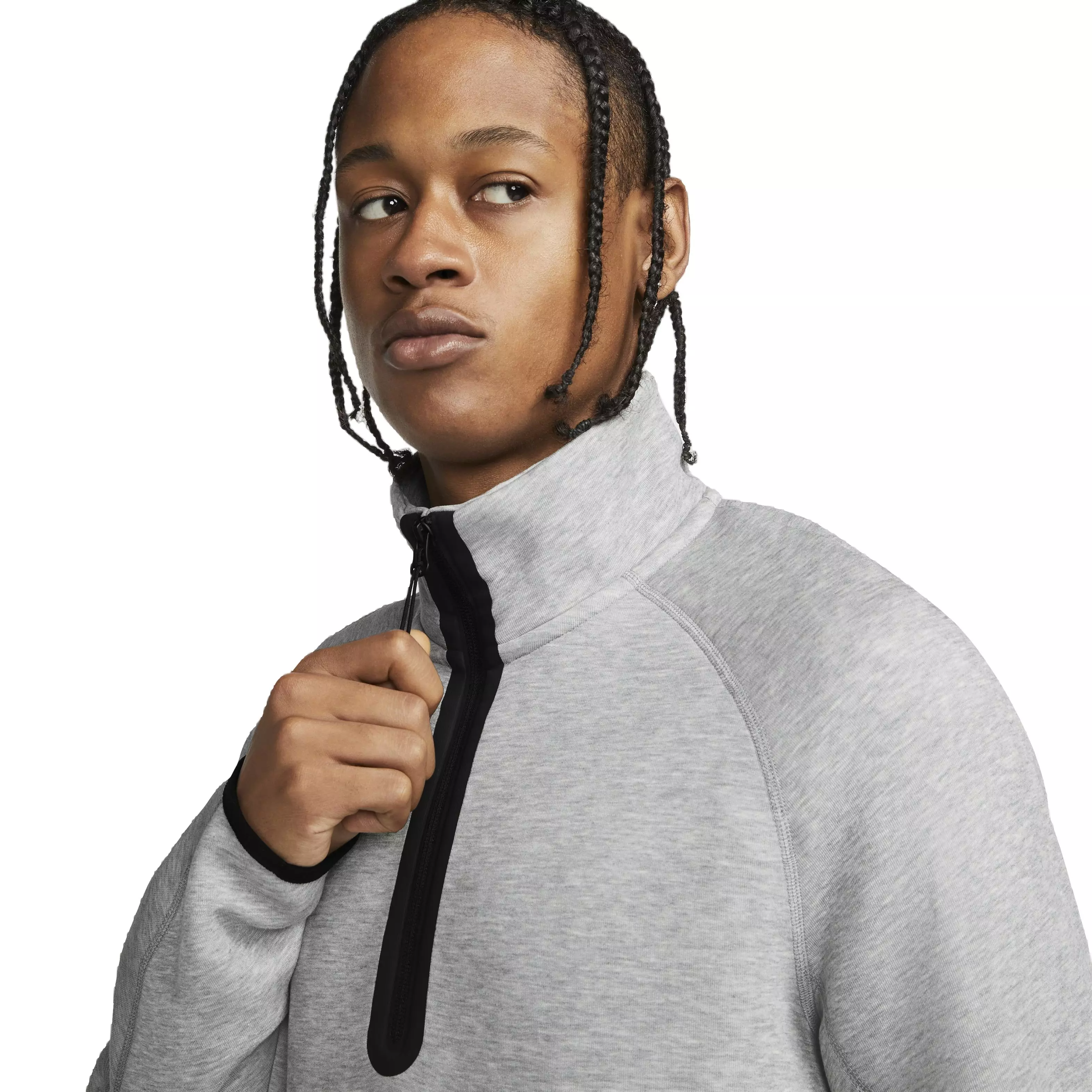 Nike Men's Sportswear Tech Fleece 1/2-Zip Sweatshirt - GREY