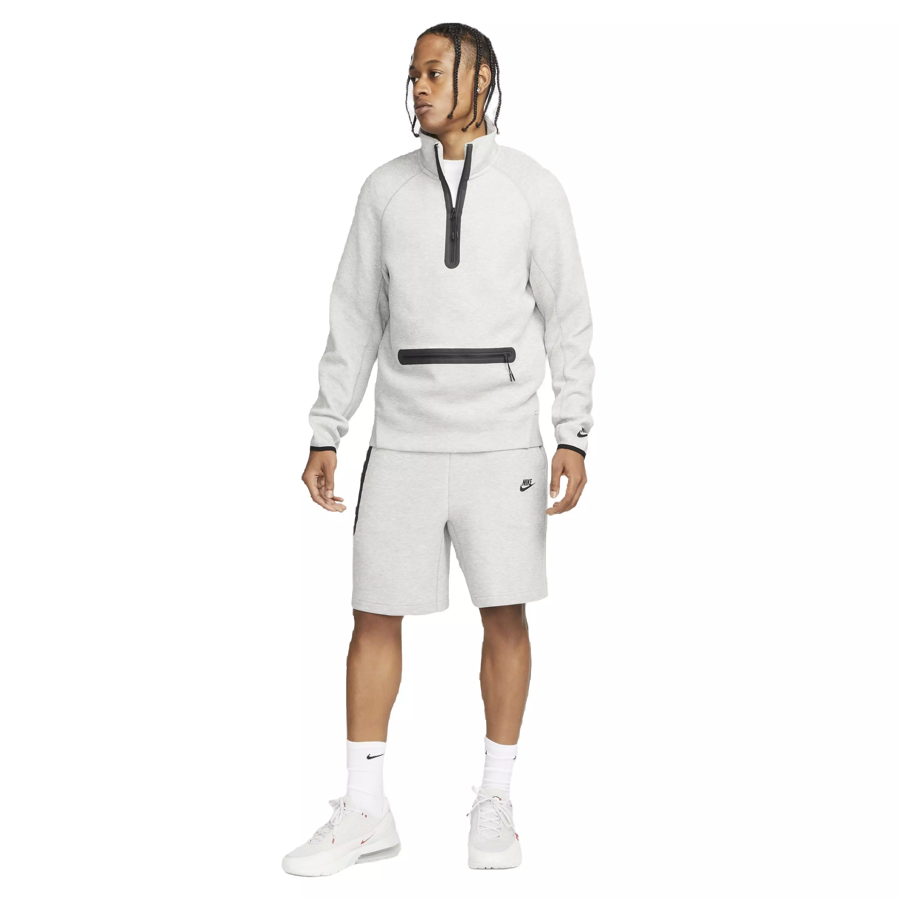 Nike Men's Sportswear Tech Fleece 1/2-Zip Sweatshirt - GREY