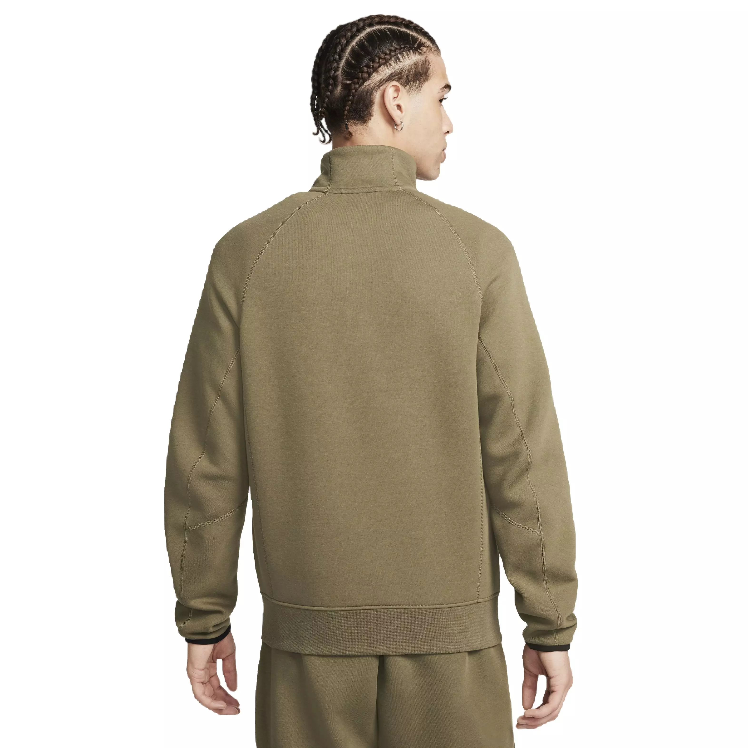 Nike Men's Sportswear Tech Fleece 1/2-Zip Sweatshirt - GREEN