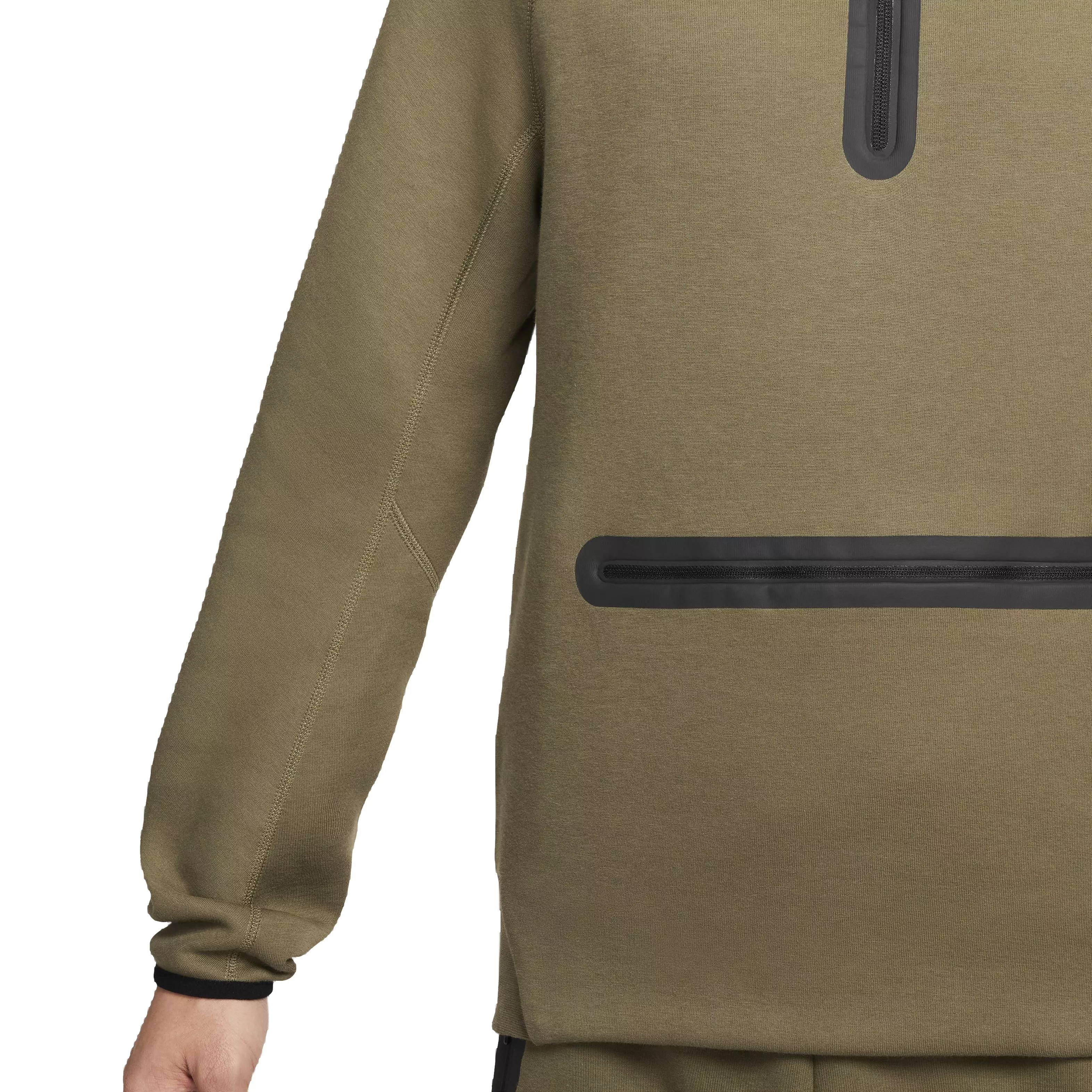 Nike Men's Sportswear Tech Fleece 1/2-Zip Sweatshirt - GREEN