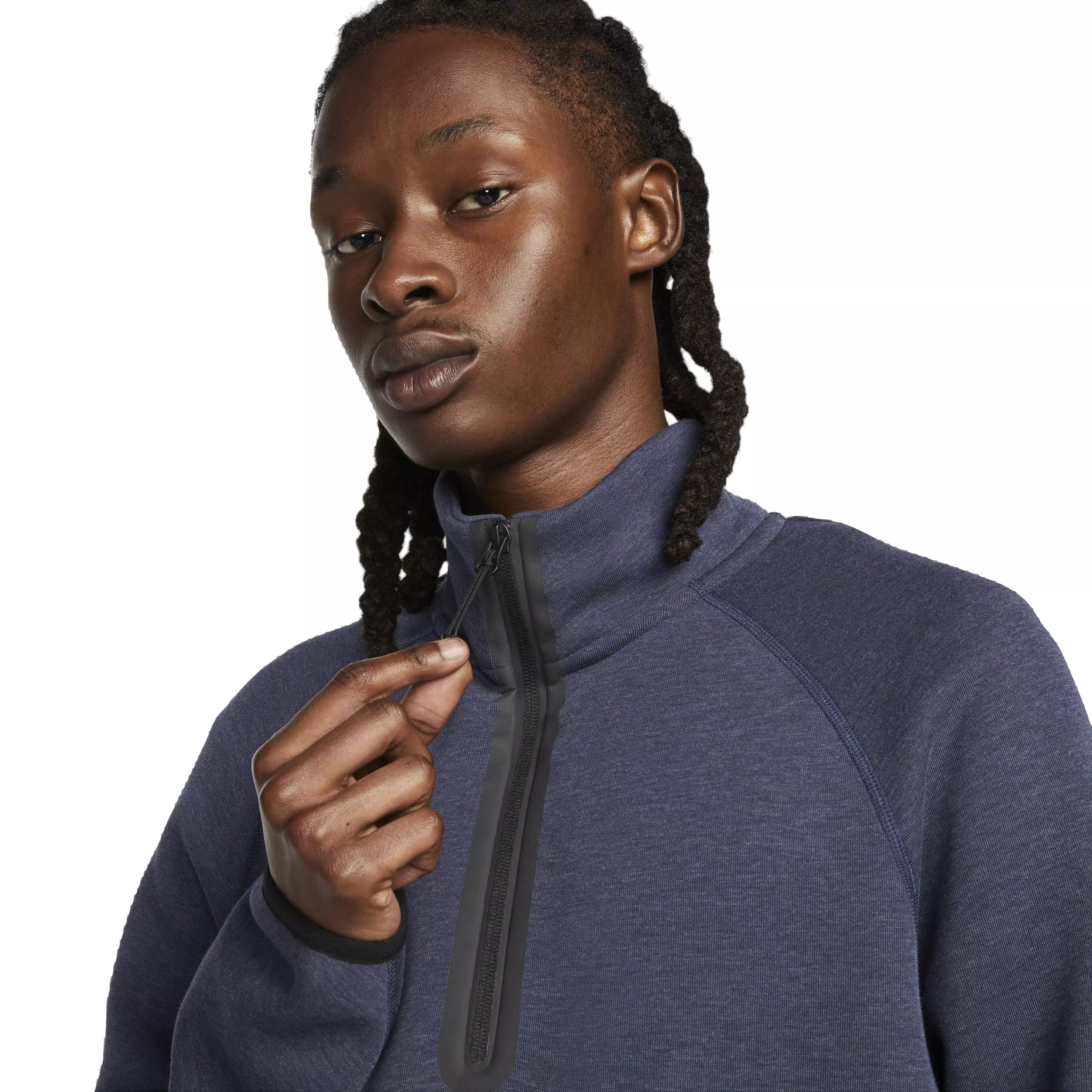 Nike Men's Sportswear Tech Fleece 1/2-Zip Sweatshirt - BLUE
