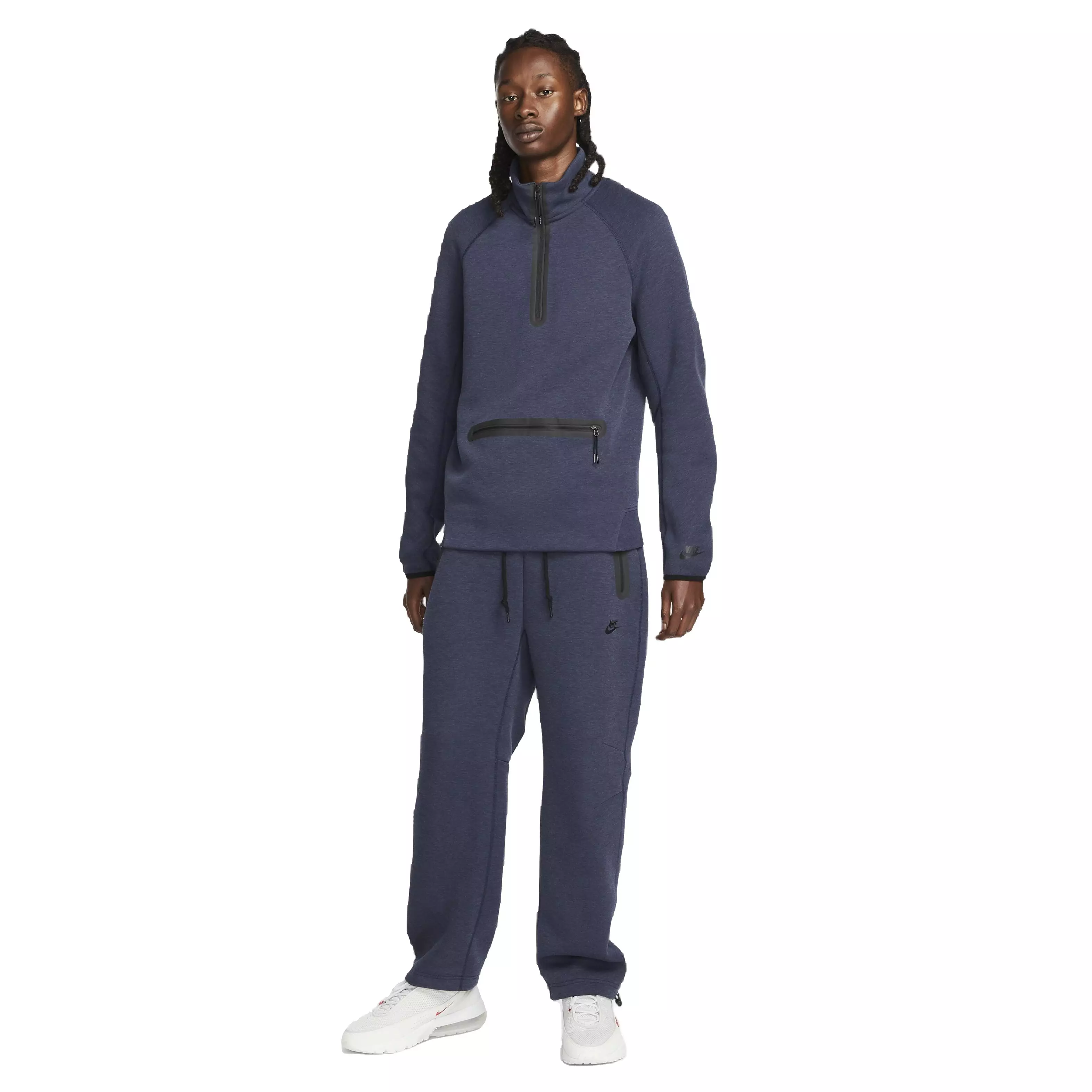 Nike Men's Sportswear Tech Fleece 1/2-Zip Sweatshirt - BLUE