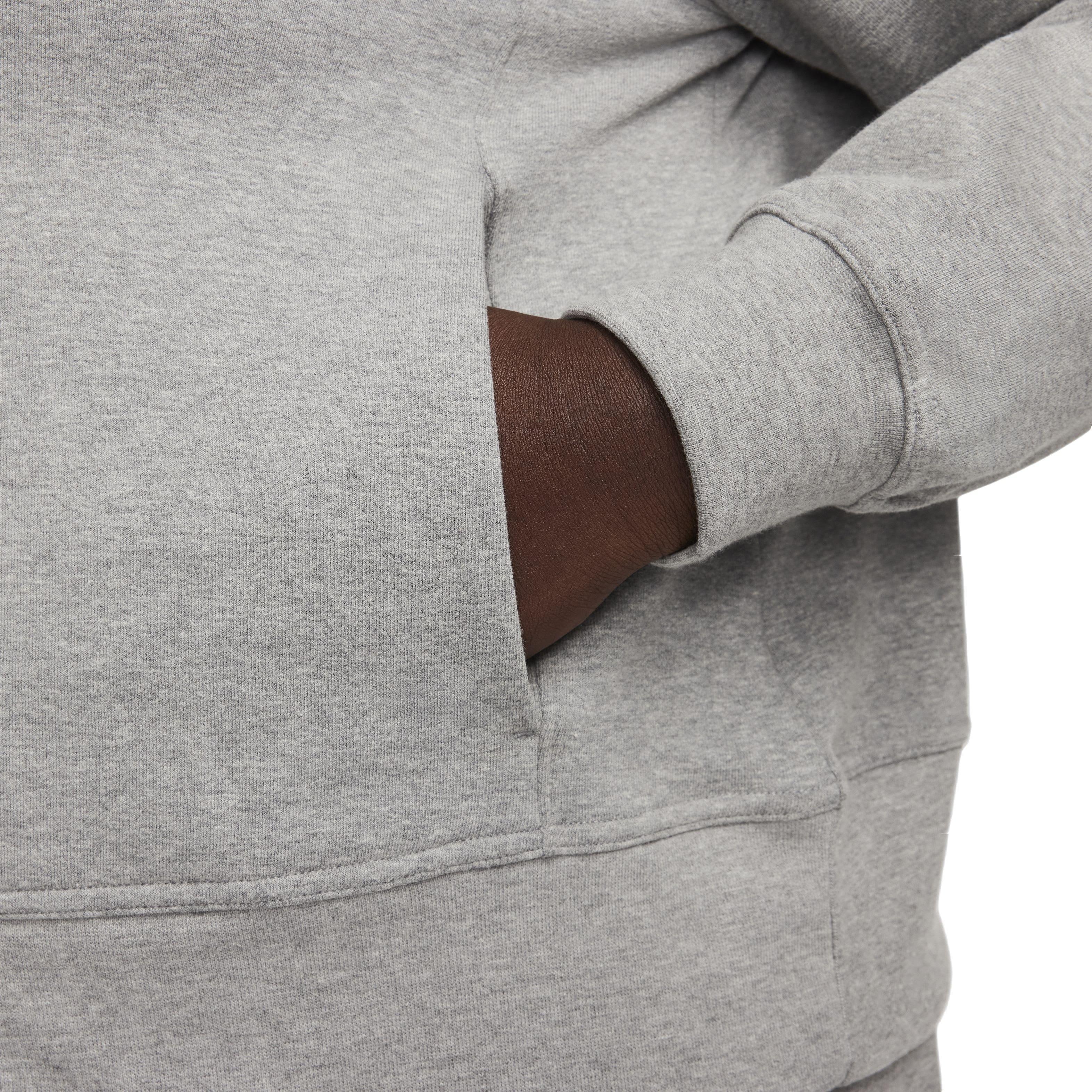 Nike Women's Dri-FIT One Full-Zip French Terry hooded Jacket - Grey - GREY Thumbnail View 5