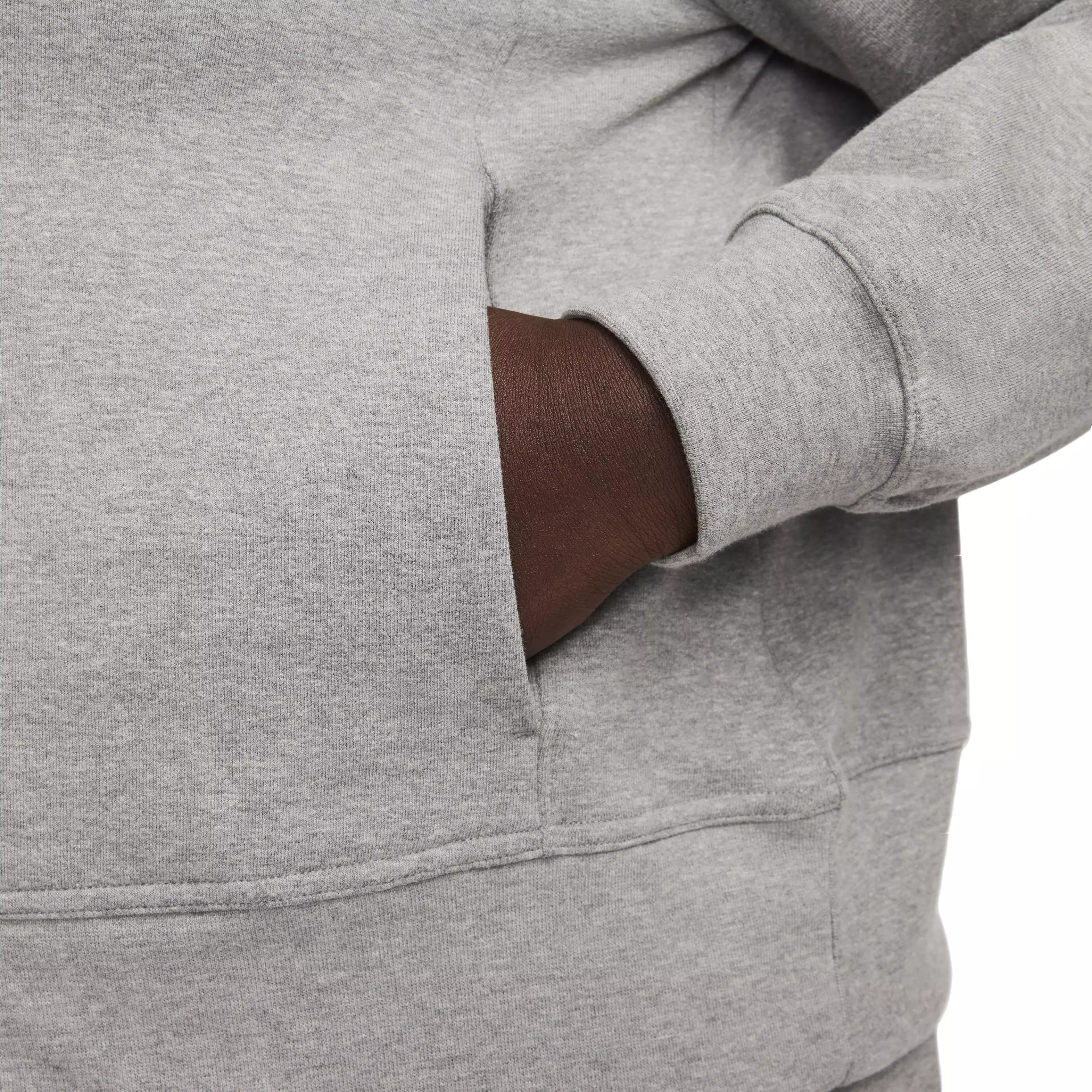 Nike Women's Dri-FIT One Full-Zip French Terry hooded Jacket - Grey - GREY