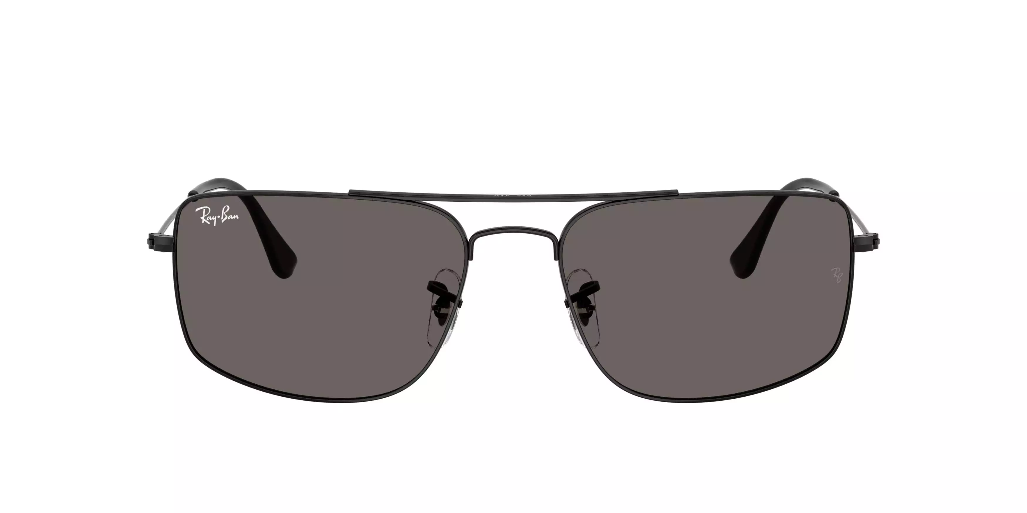 Ray-Ban Explorer III Dark Grey Sunglasses &ndash; Polished Black - BLACK/GREY