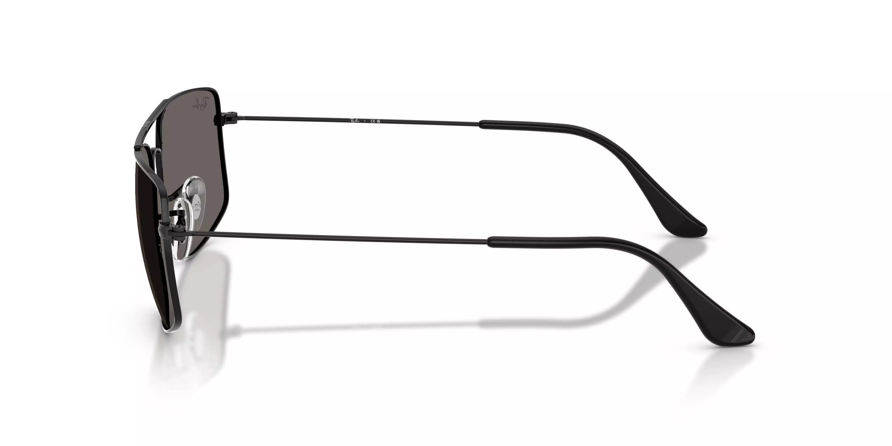 Ray-Ban Explorer III Dark Grey Sunglasses &ndash; Polished Black - BLACK/GREY