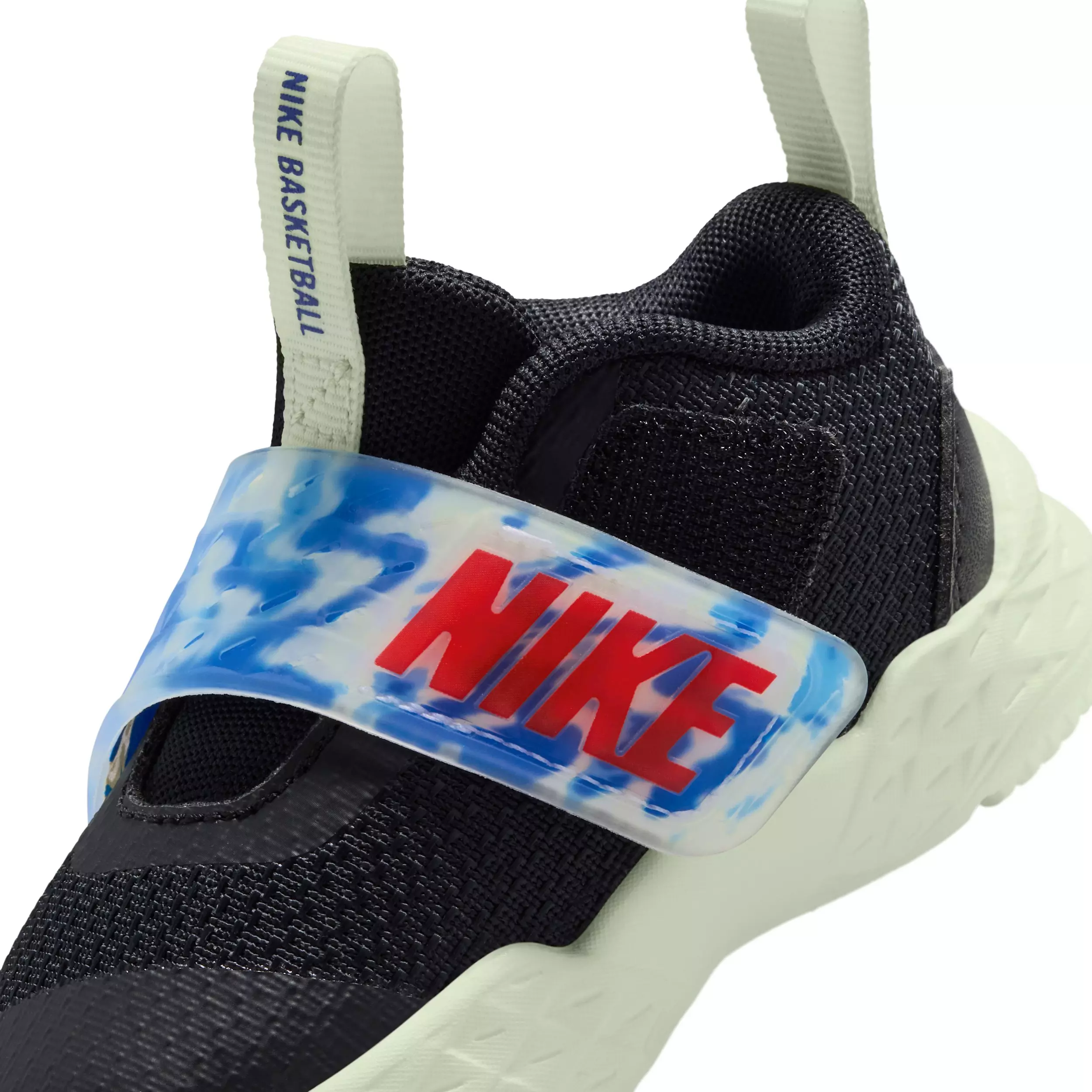 Nike Team Hustle D 12 "Black/Game Royal/Volt Tint/Bright Crimson" Infant Boys' Basketball Shoe - BLACK/ROYAL/VOLT/CRIMSON