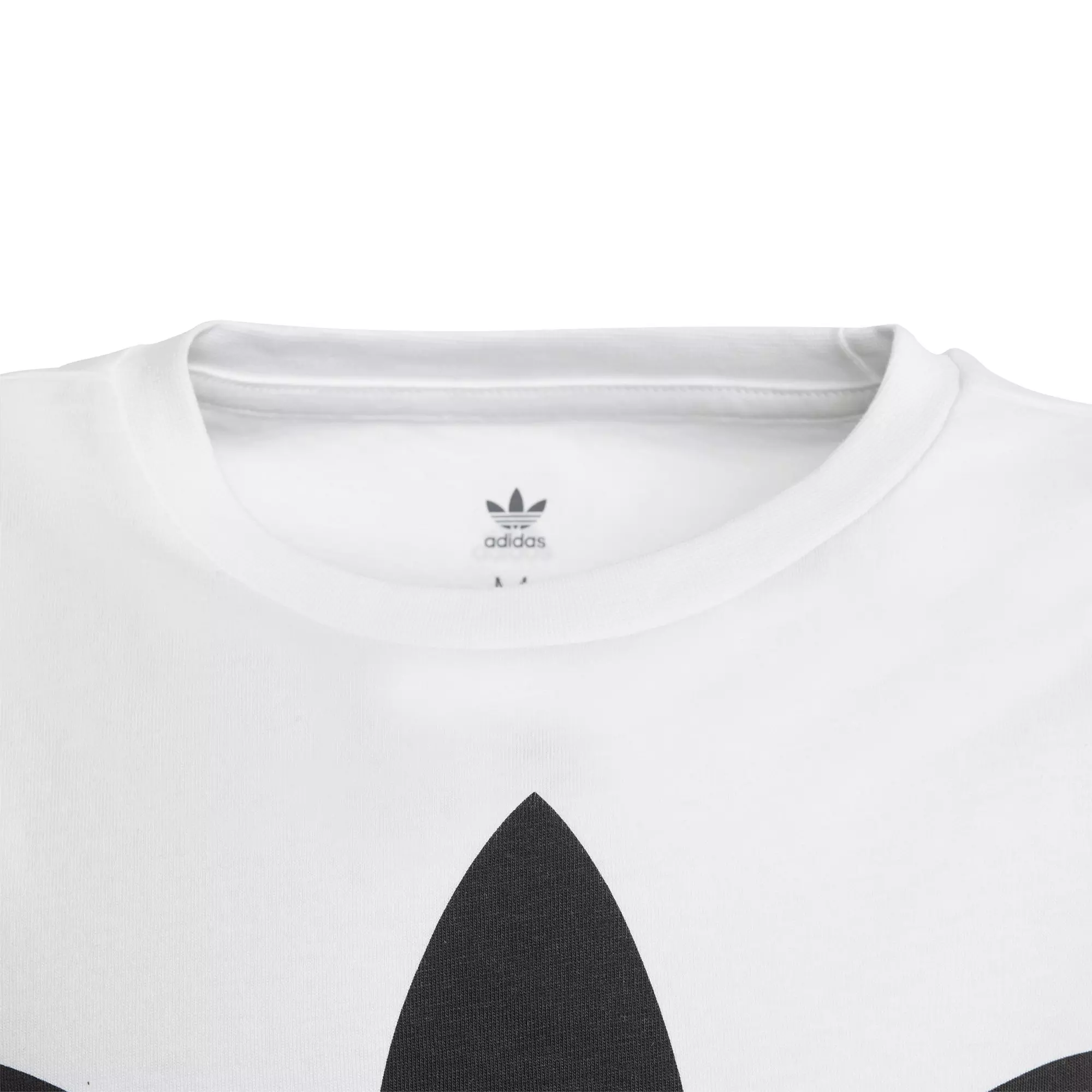 adidas Kids' Trefoil White Tee - WHITE