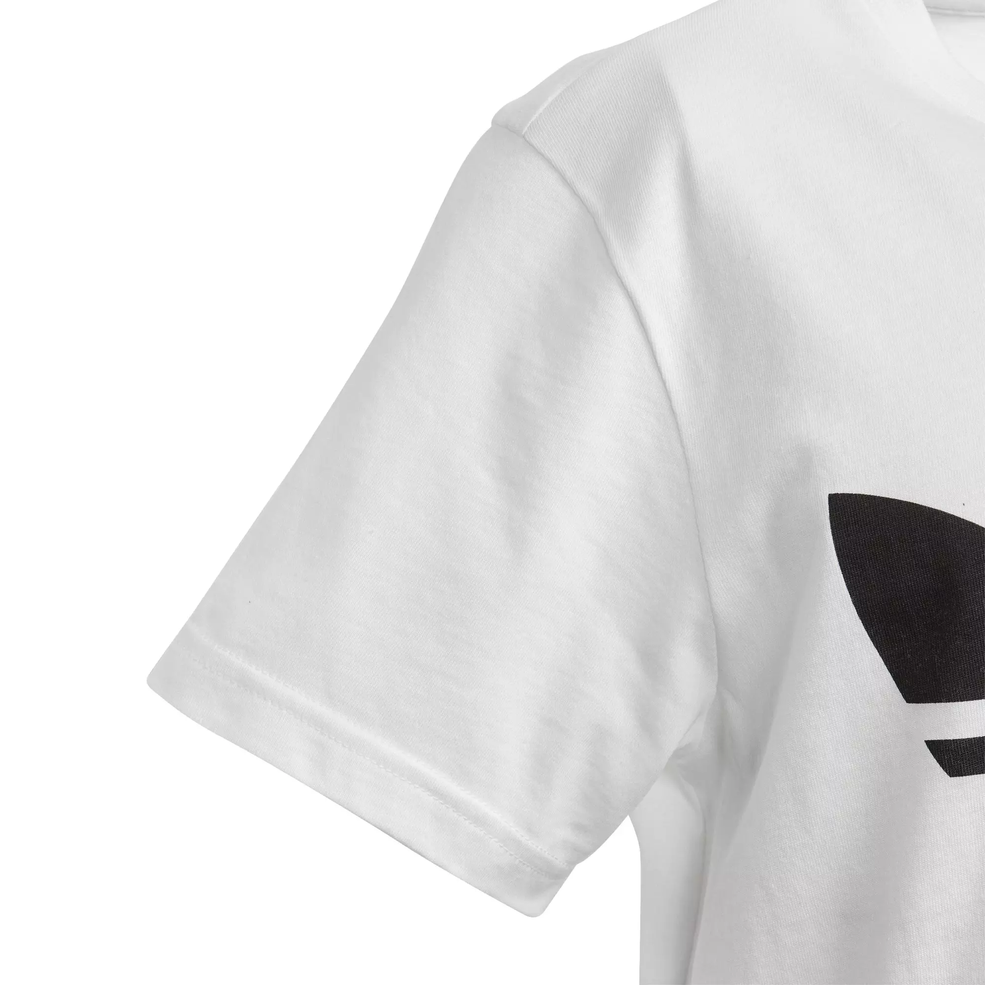 adidas Kids' Trefoil White Tee - WHITE