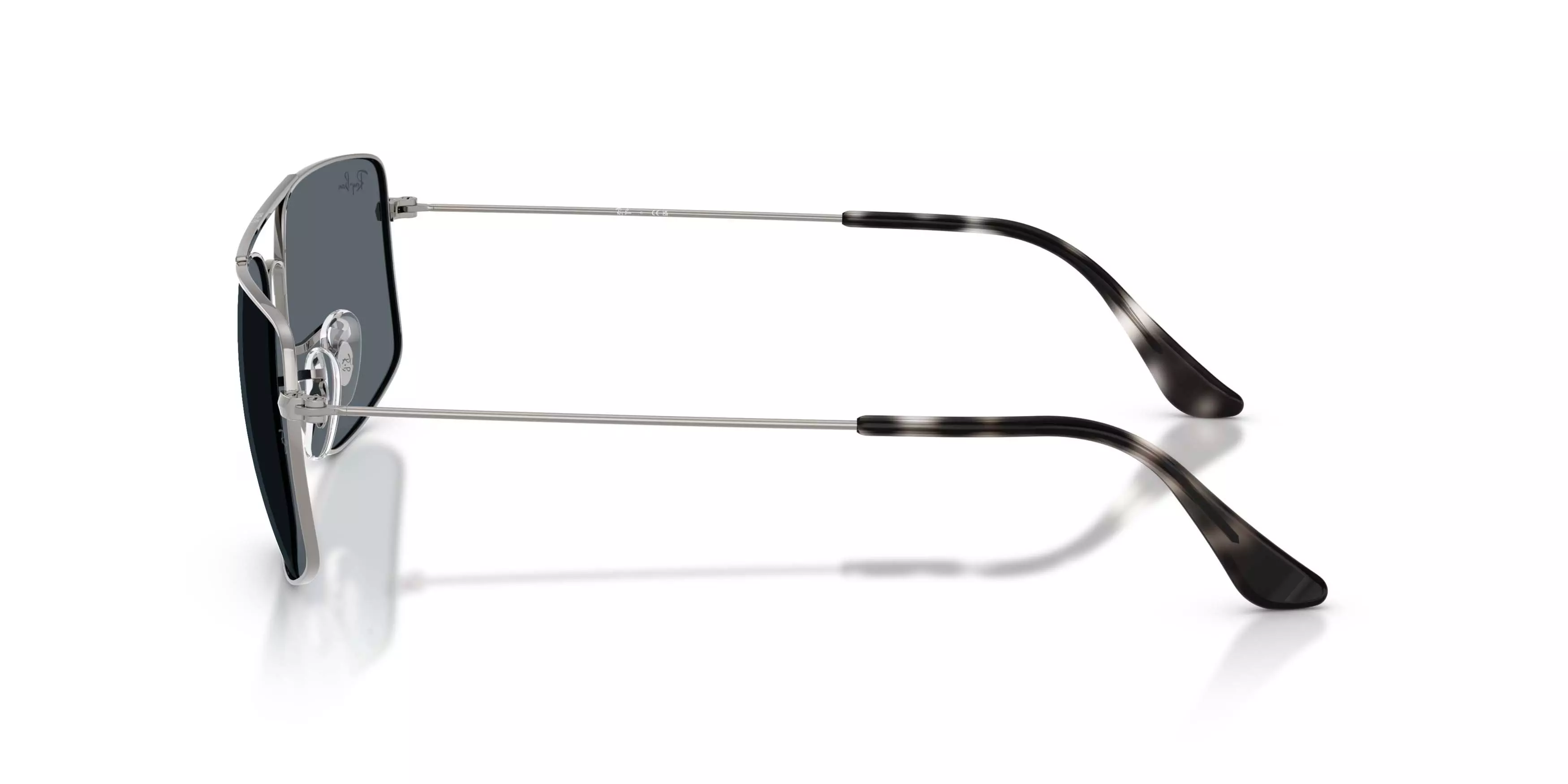 Ray-Ban Explorer III Blue Sunglasses &ndash; Polished Gunmetal - GREY/BLUE