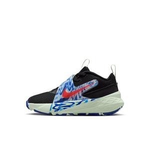 Nike Team Hustle D 12 "Black/Game Royal/Volt Tint/Bright Crimson" Preschool Boys' Basketball Shoe - BLACK/ROYAL/VOLT/CRIMSON