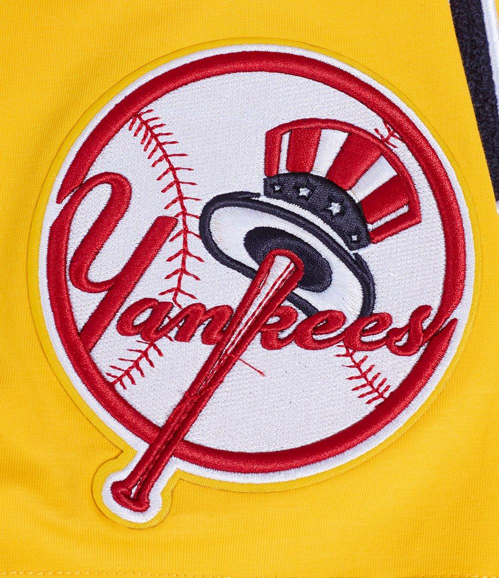 Pro Standard Men's MLB New York Yankees Classic Chenille Top - YELLOW Thumbnail View 6