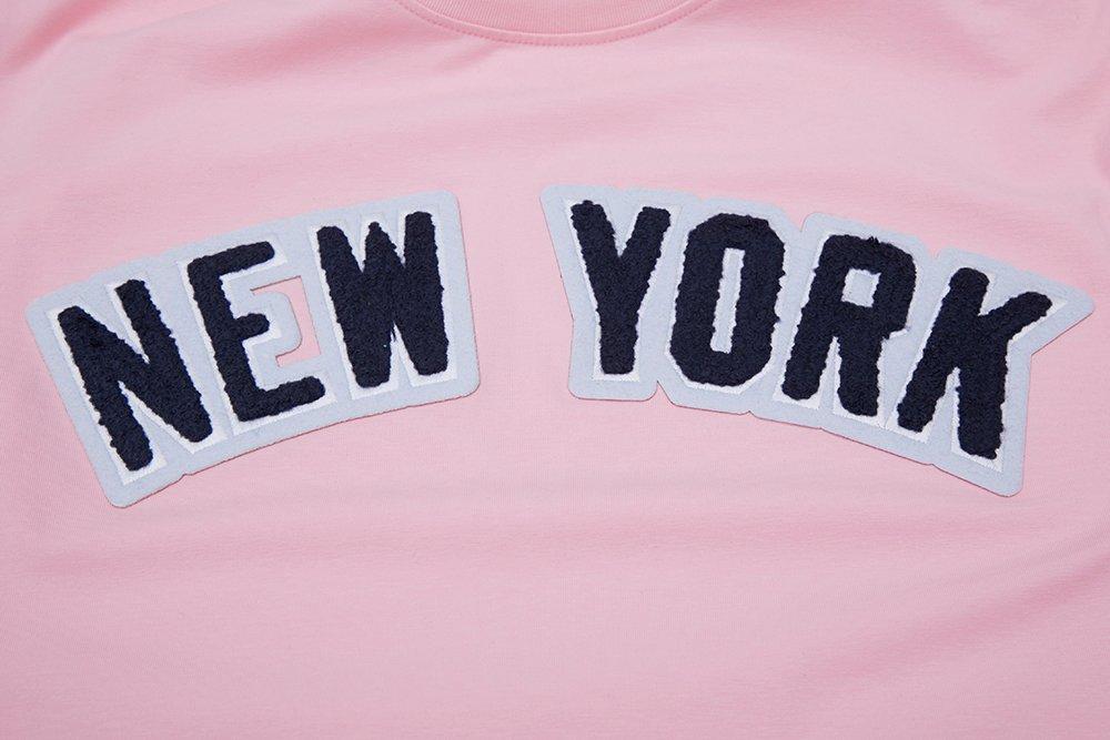 Pro Standard Men's MLB New York Yankees Classic Chenille Top - PINK Thumbnail View 5