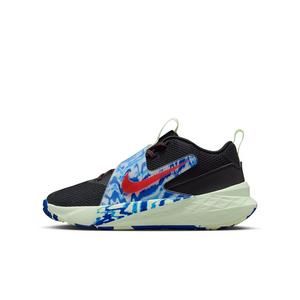 Nike Team Hustle D 12 "Black/Game Royal/Volt Tint/Bright Crimson" Grade School Boys' Basketball Shoe - BLACK/ROYAL/VOLT/CRIMSON
