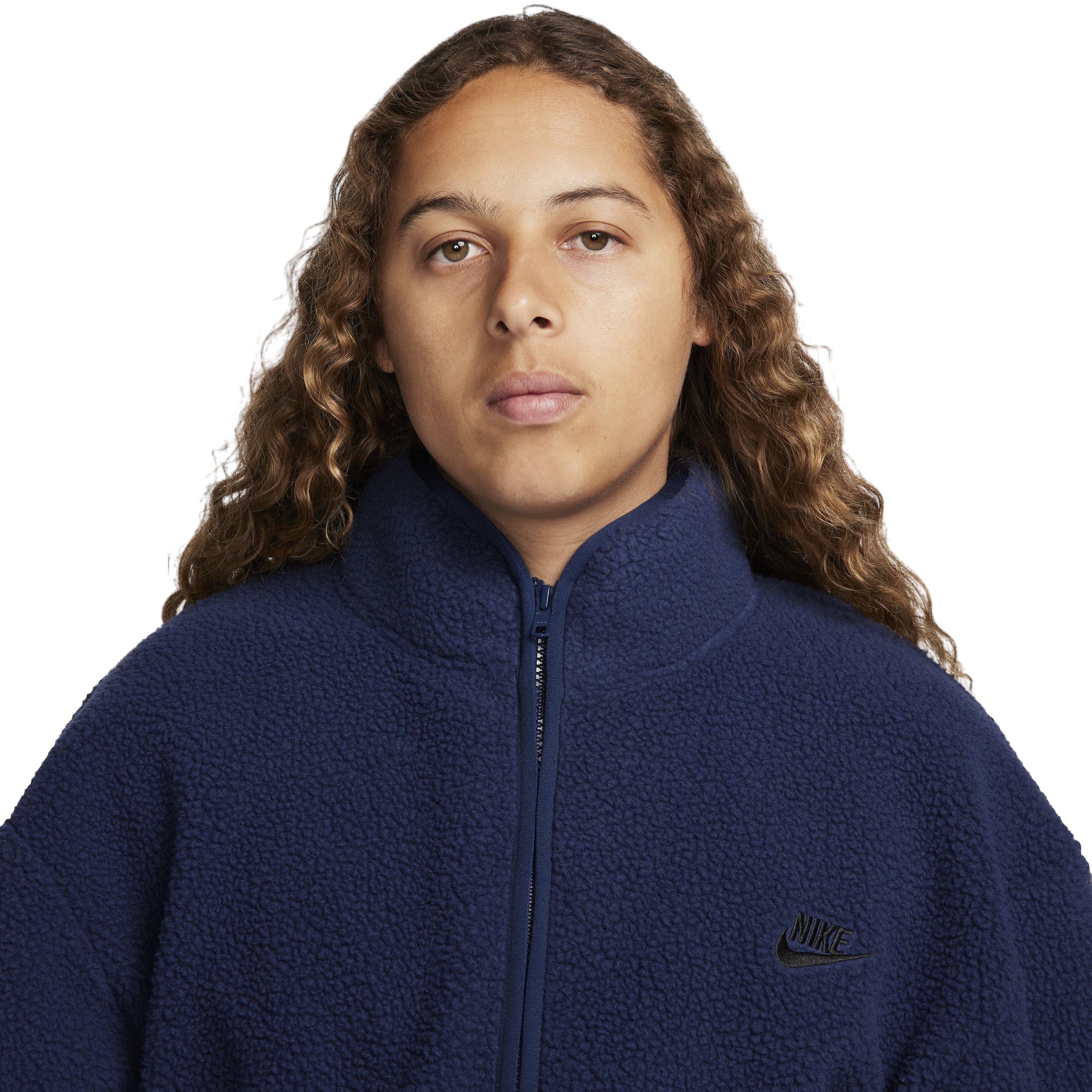 Nike Men's Club Fleece Sherpa Winterized Jacket - NAVY Thumbnail View 3
