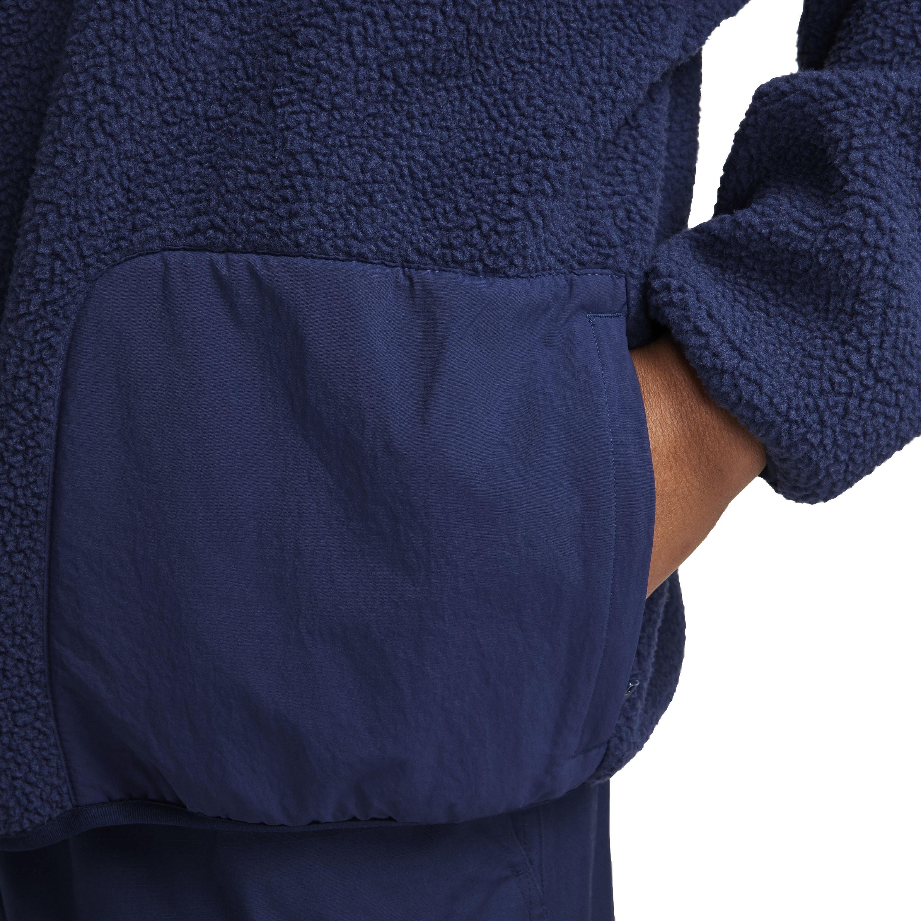 Nike Men's Club Fleece Sherpa Winterized Jacket - NAVY Thumbnail View 5